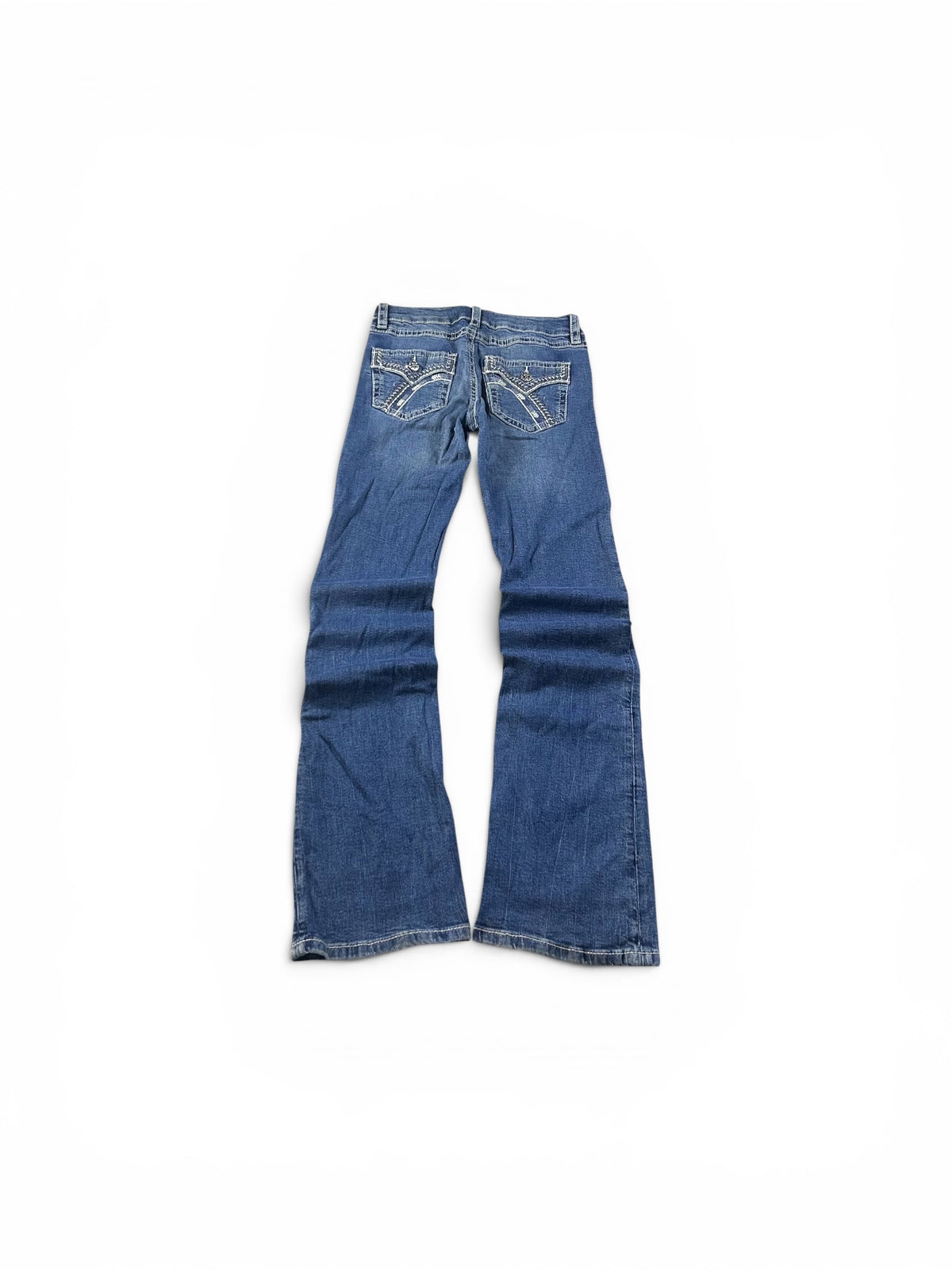 Ginatricot Bootcut Jeans Darkblue