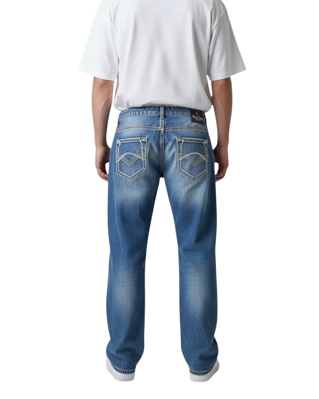Y2K Washed Blue Jeans Baggy