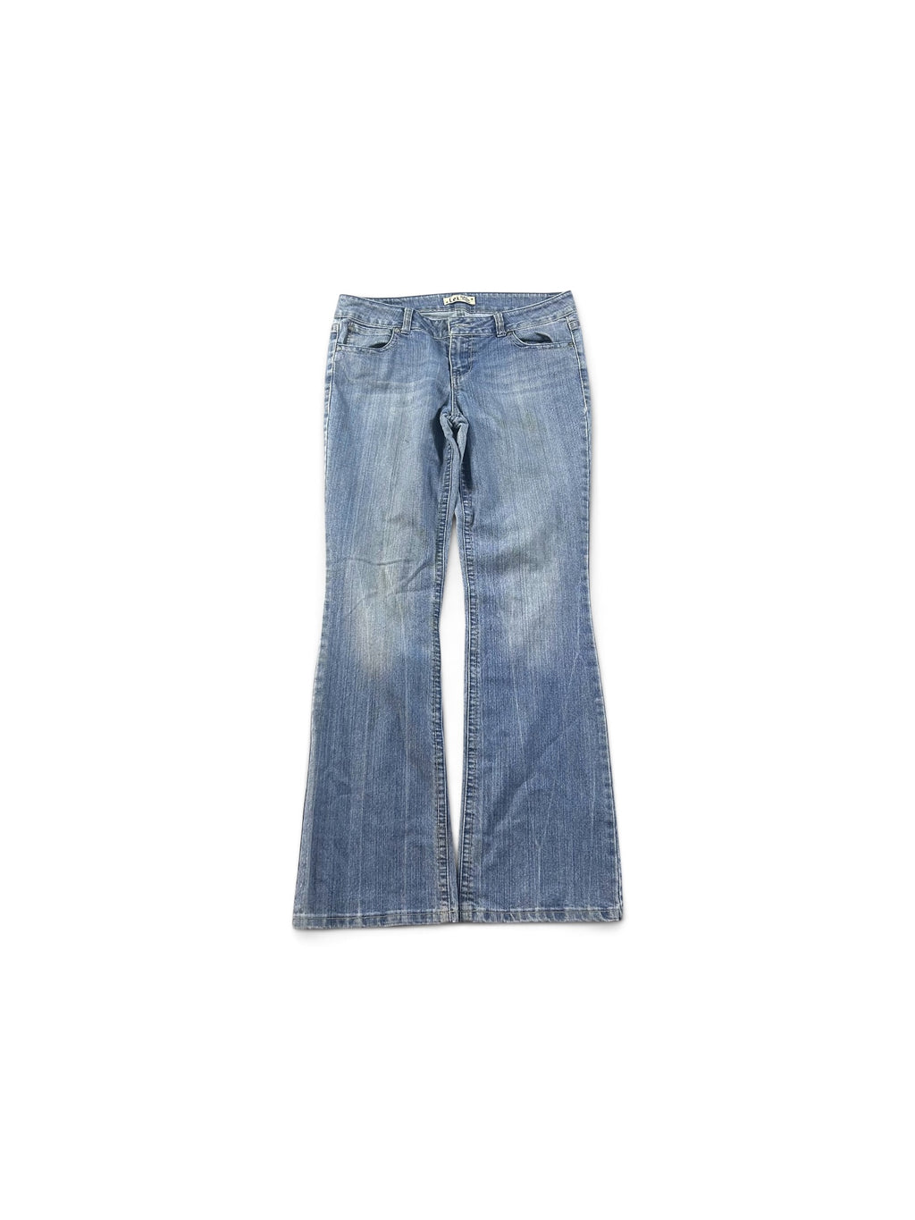Y2K Bootcut Jeans Washed Blue