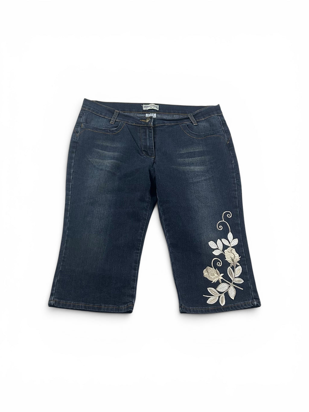 Jeans Shorts Rare Rose Design