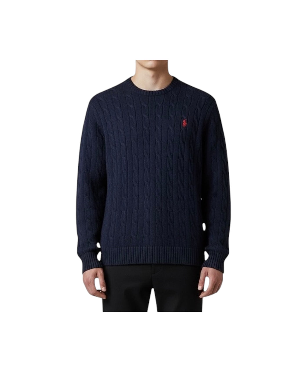 Ralph Lauren Cable Knit Sweater Darkblue