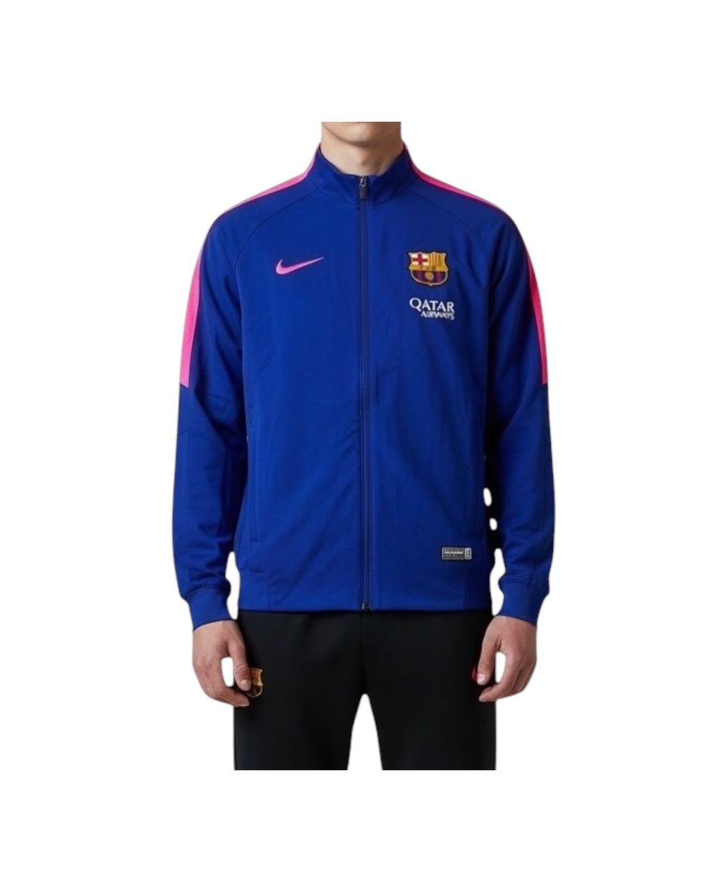 Barcelona Vintage Trackjacket Darkblue Pink