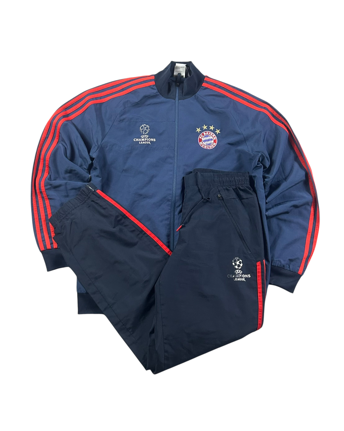 Bayern Champions League Tracksuit Darkblue
