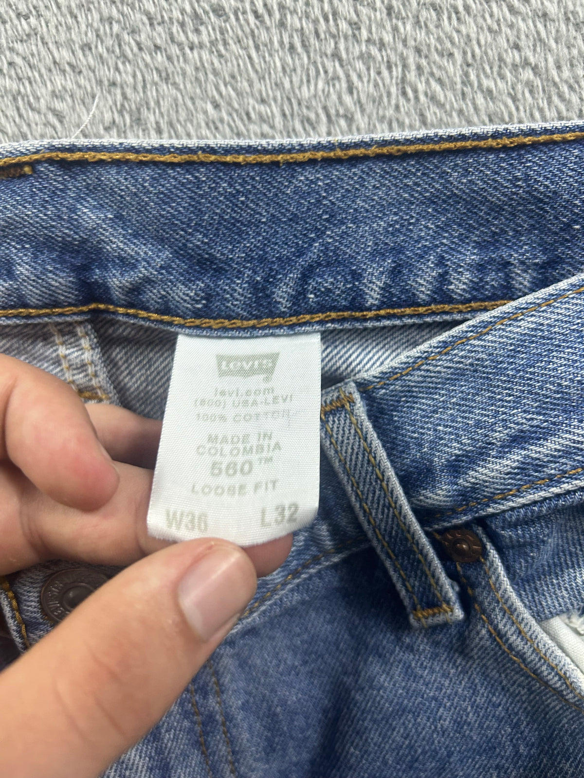 Levi’s Baggy Jeans Washed Blue