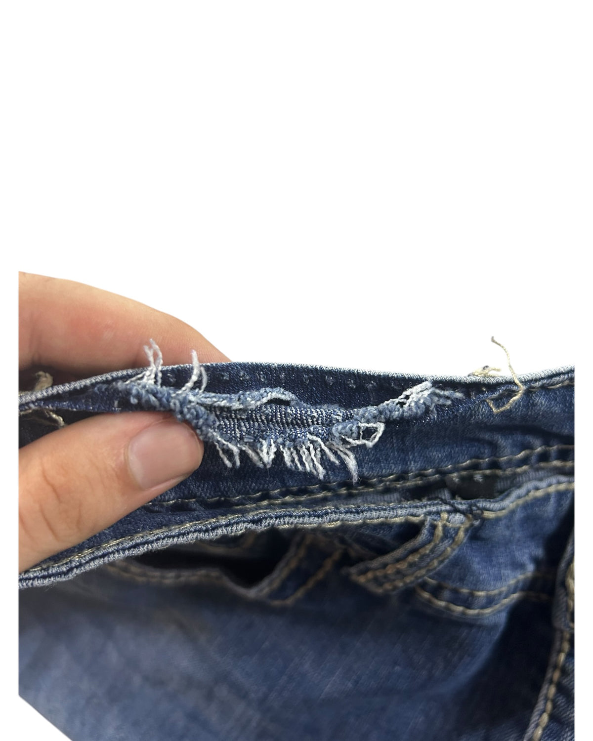 Y2K Bootcut Jeans Washed Blue Woman