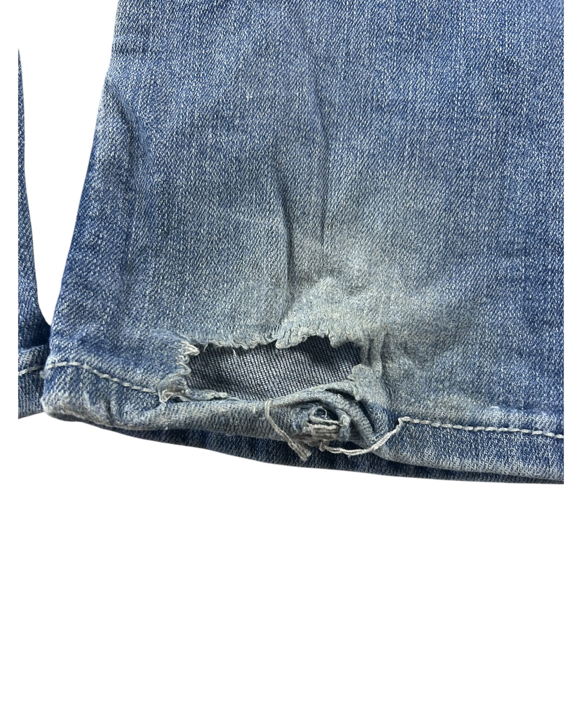 Y2K Bootcut Jeans Washed Blue Woman