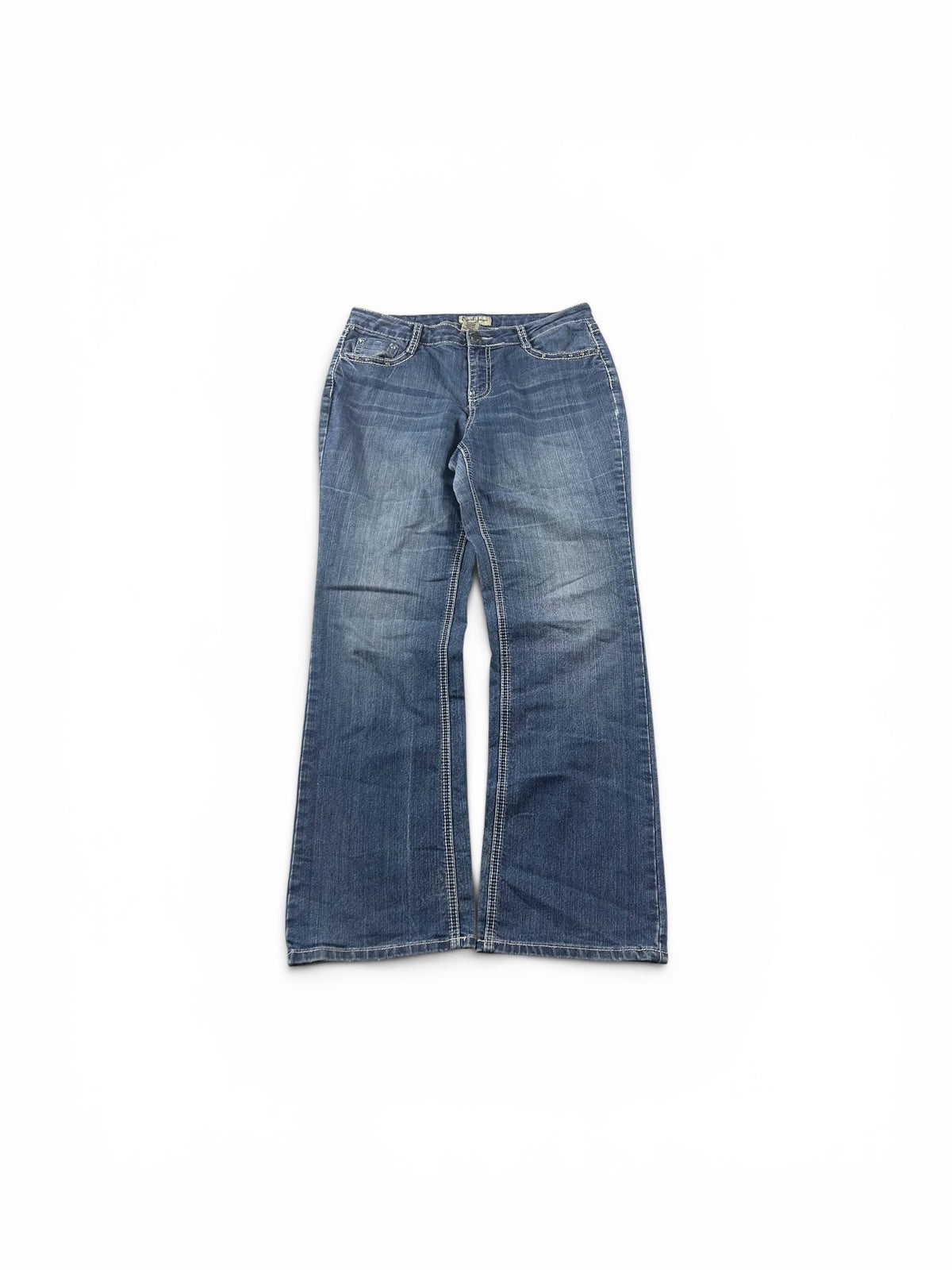 Y2K Bootcut Jeans Darkblue Woman