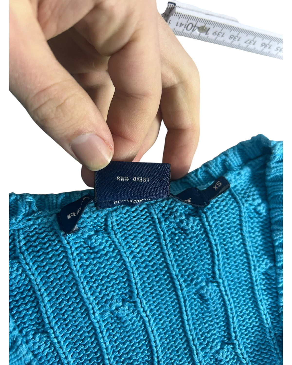 Ralph Lauren Cable Knit Sweater Blue