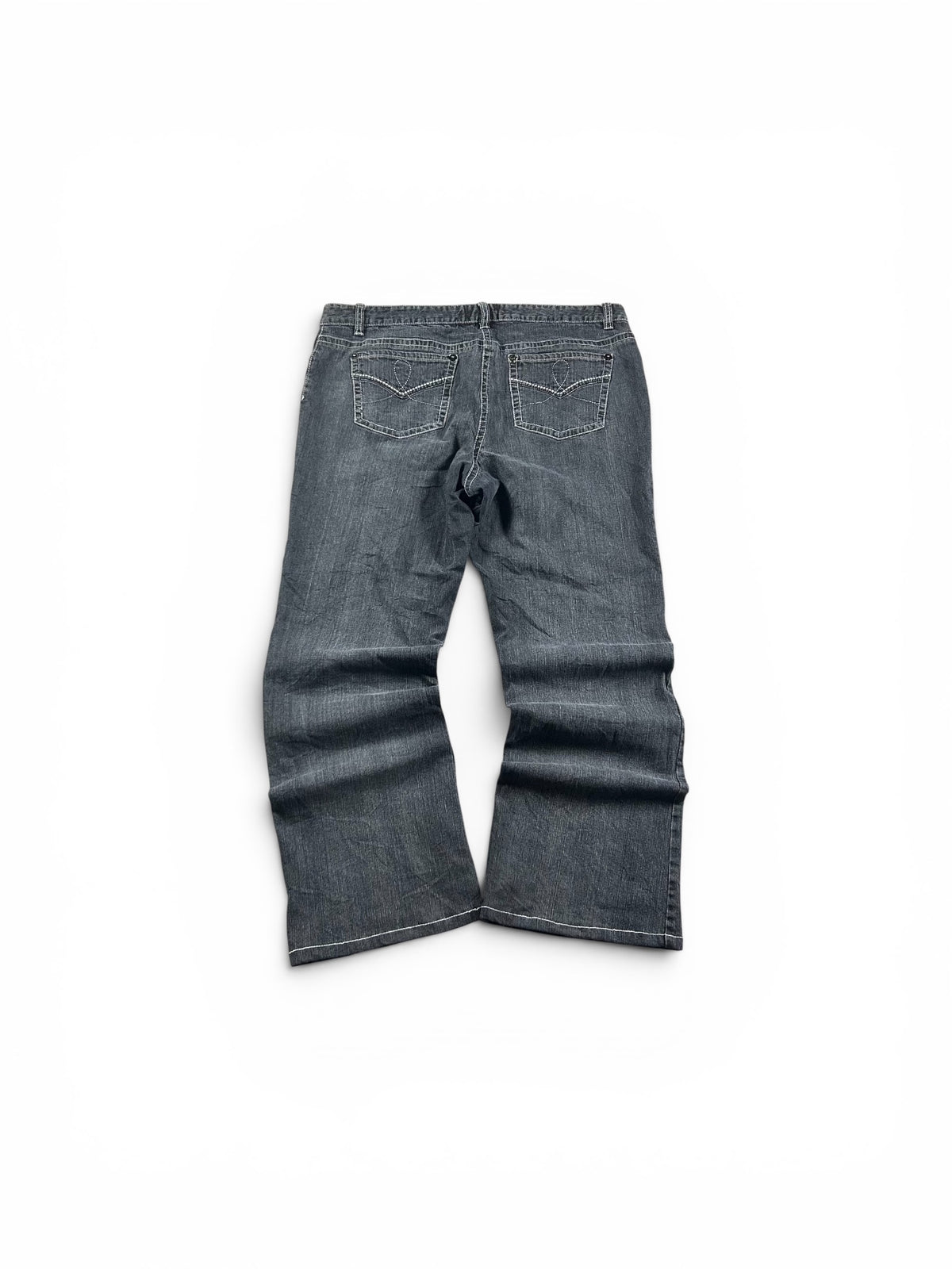 Y2K Bootcut Jeans Black
