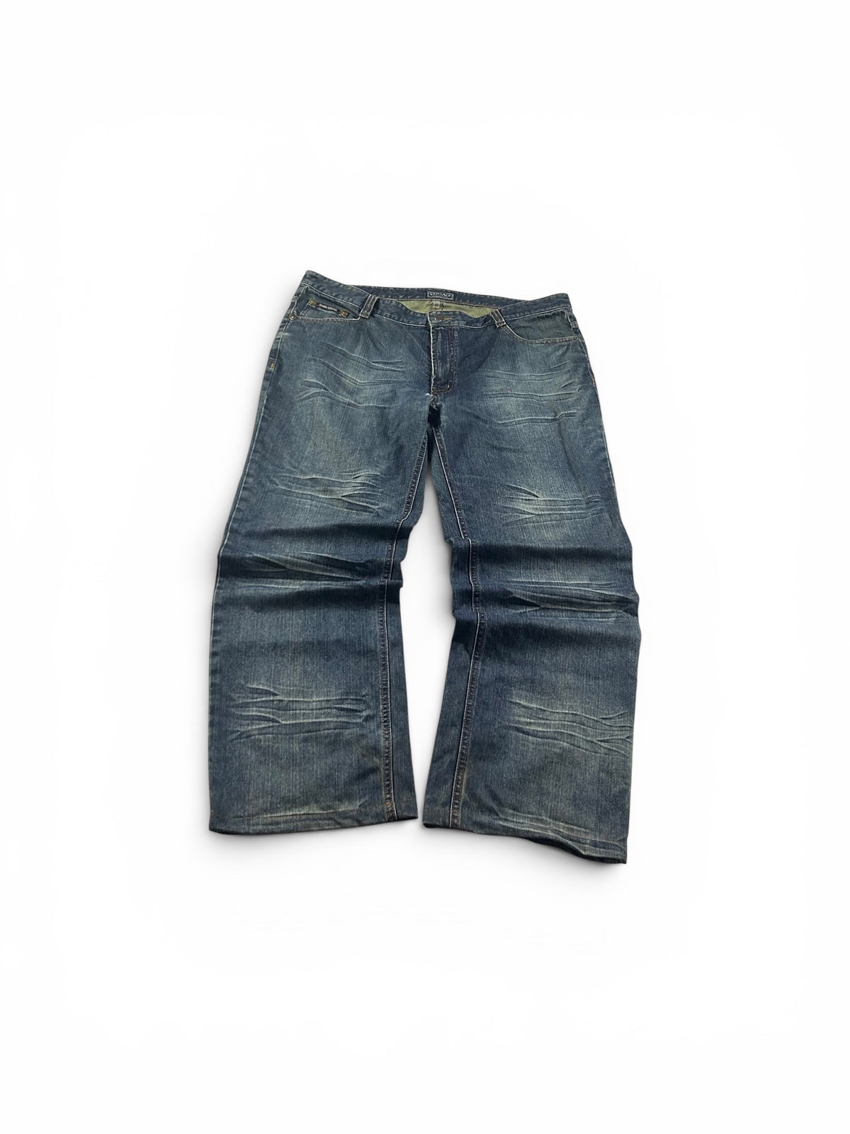 Versace Designer Jeans Washed Blue Baggy
