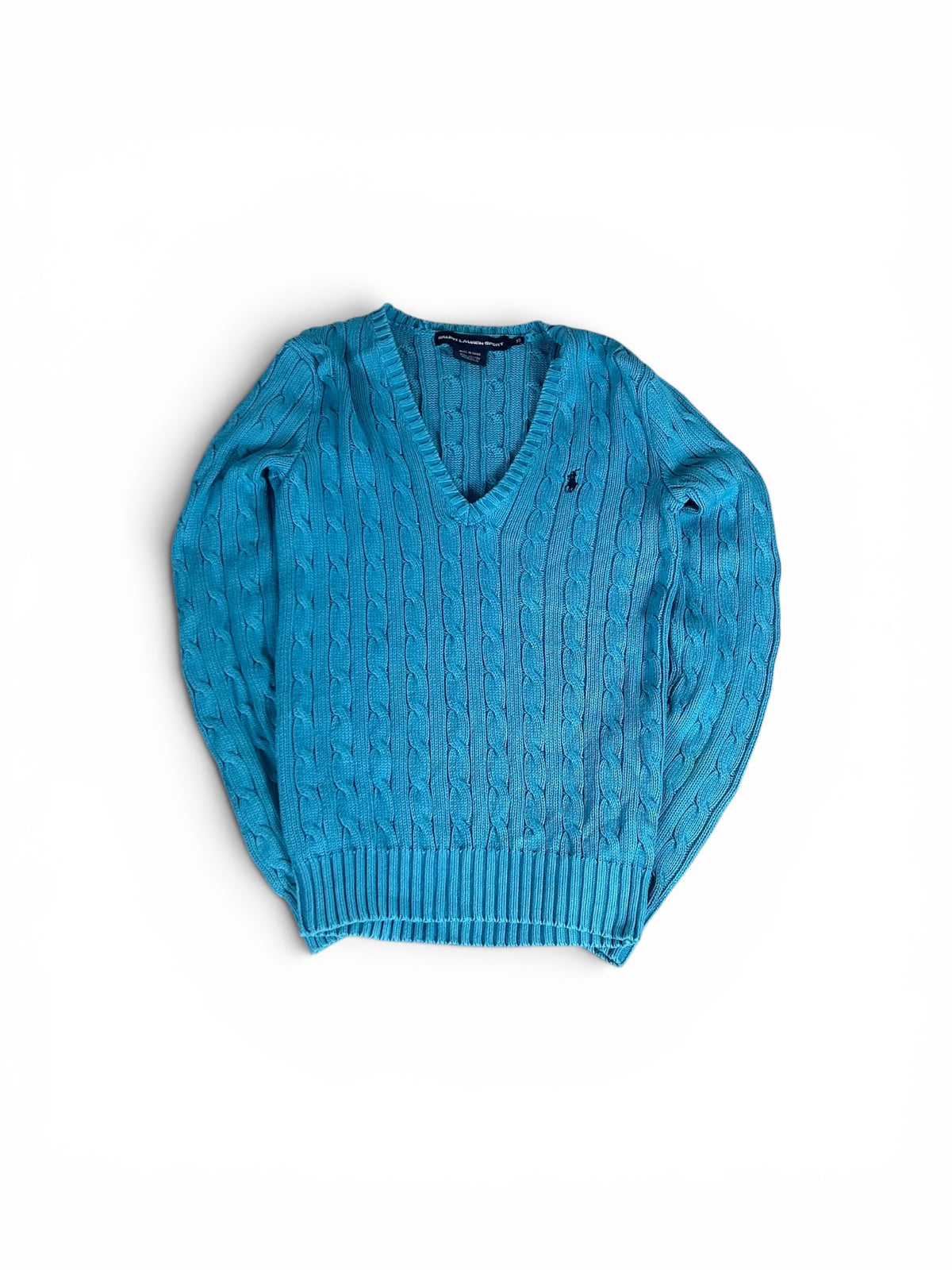 Ralph Lauren Cable Knit Sweater Blue