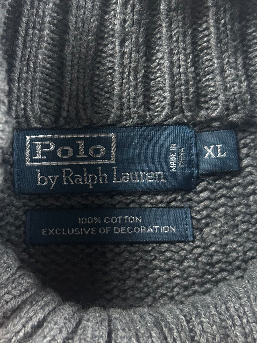 Ralph Lauren Zip Pullover Grey
