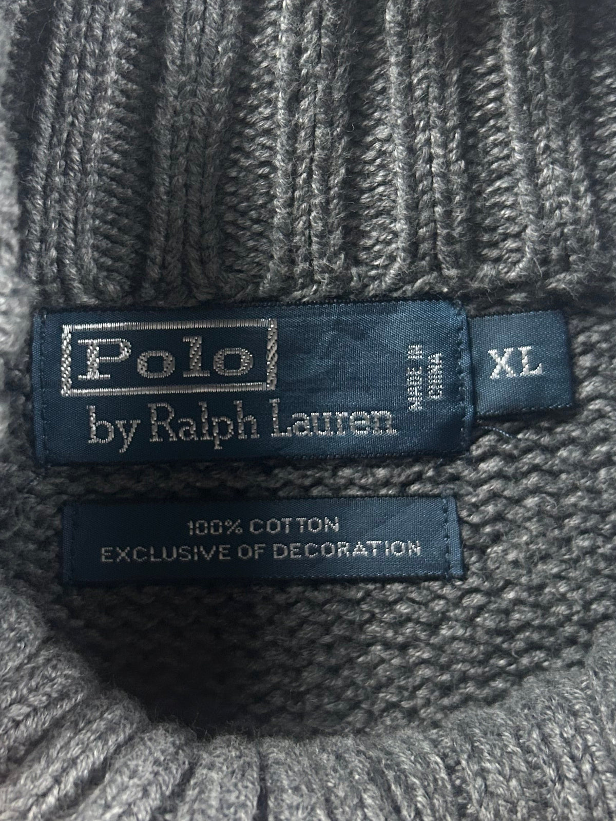 Ralph Lauren Zip Pullover Grey