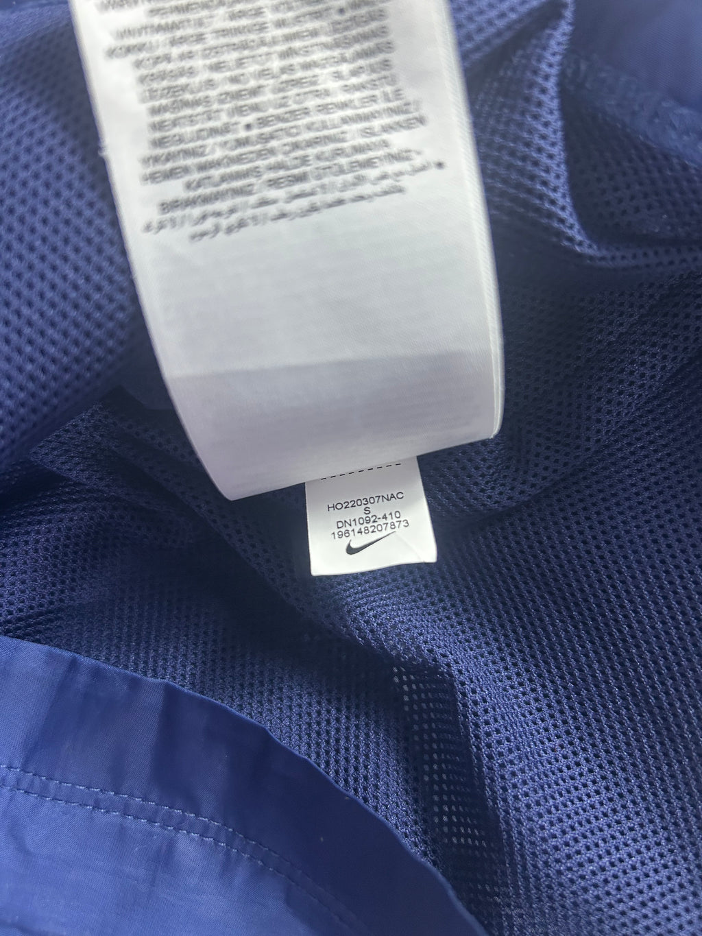 Frankreich Windbreaker Blue