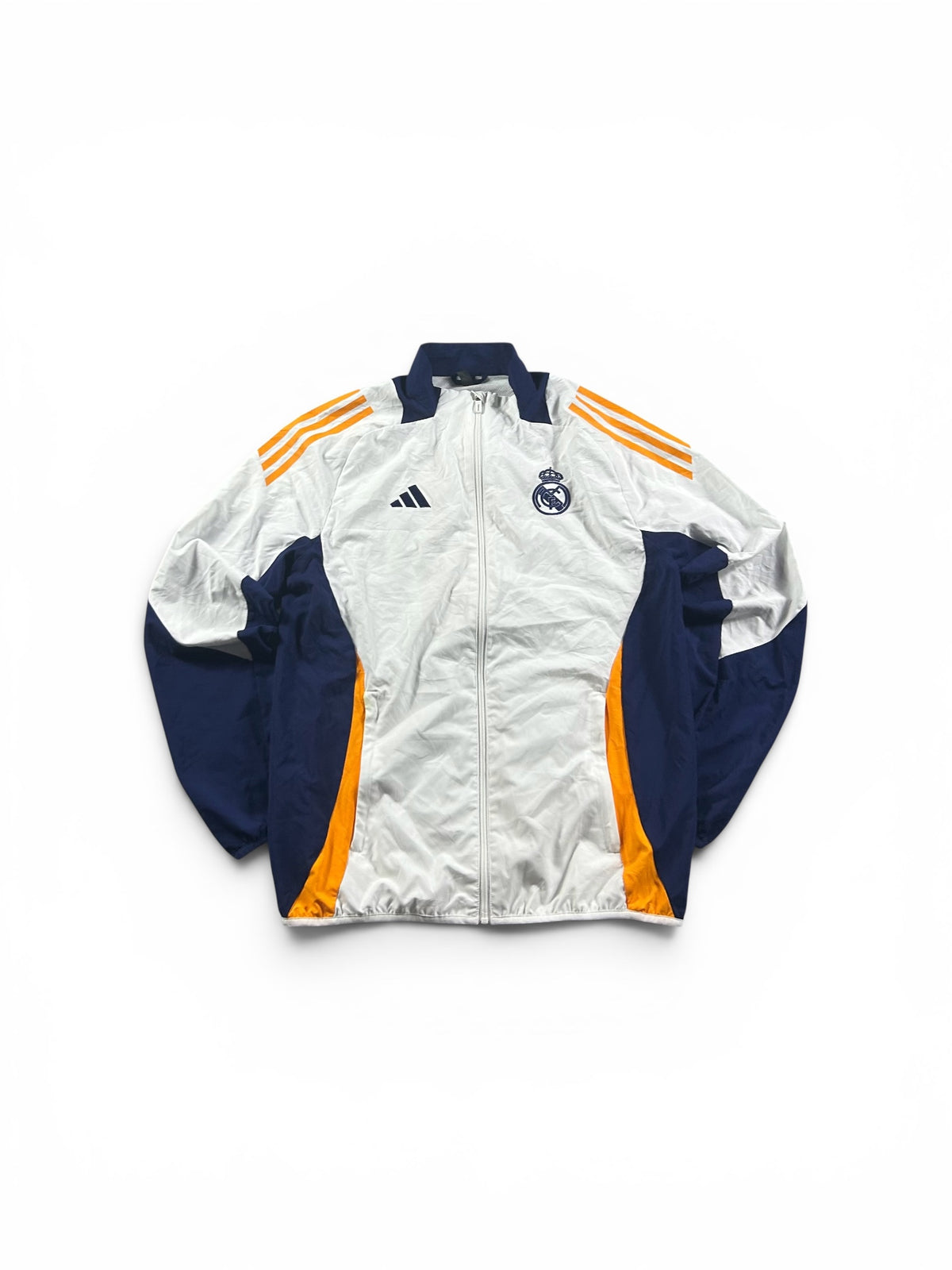 Real Madrid Trackjacket White Darkblue 2024