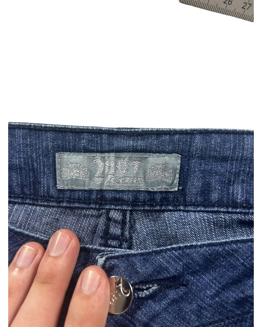 Y2K Bootcut Jeans Darkblue