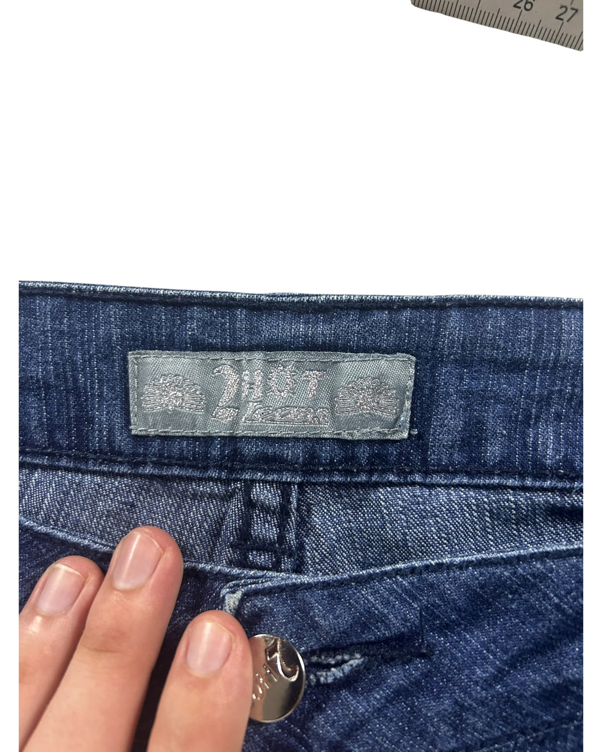 Y2K Bootcut Jeans Darkblue