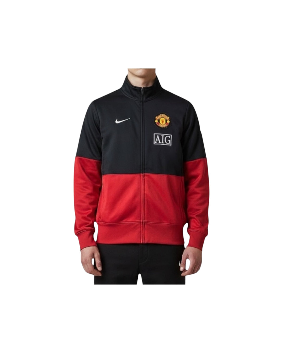 Manchester United Trackjacket red black