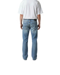 Diesel Straight Fit Jeans Washed Blue