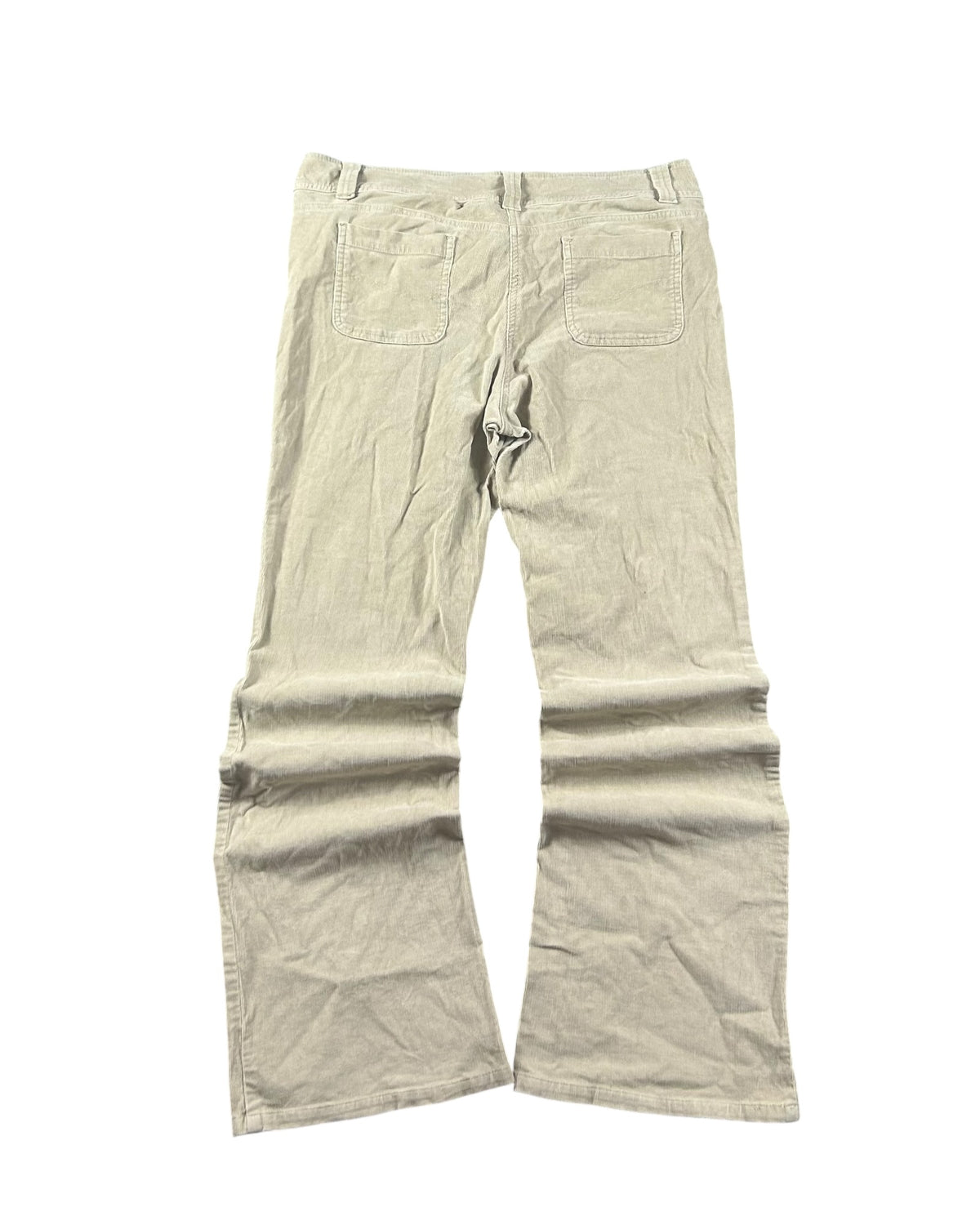Y2K Bootcut Jeans Beige