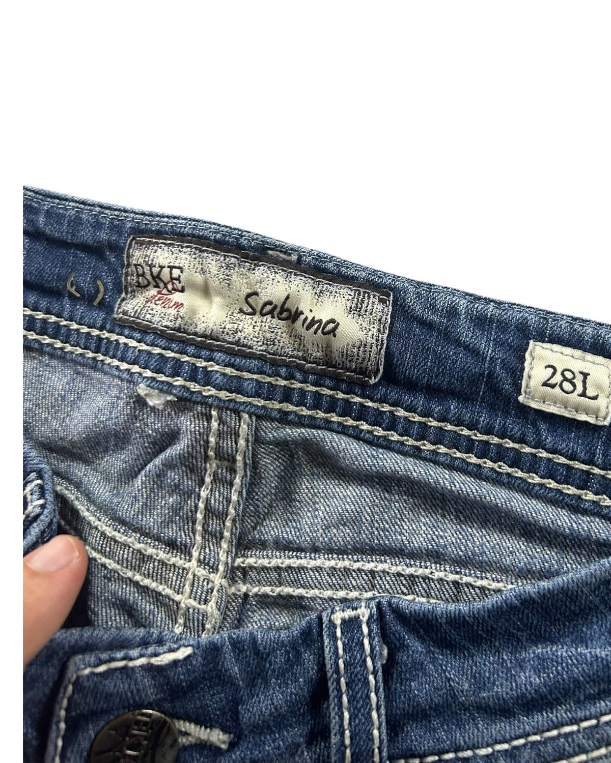 Y2K Bootcut Jeans Darkblue Woman