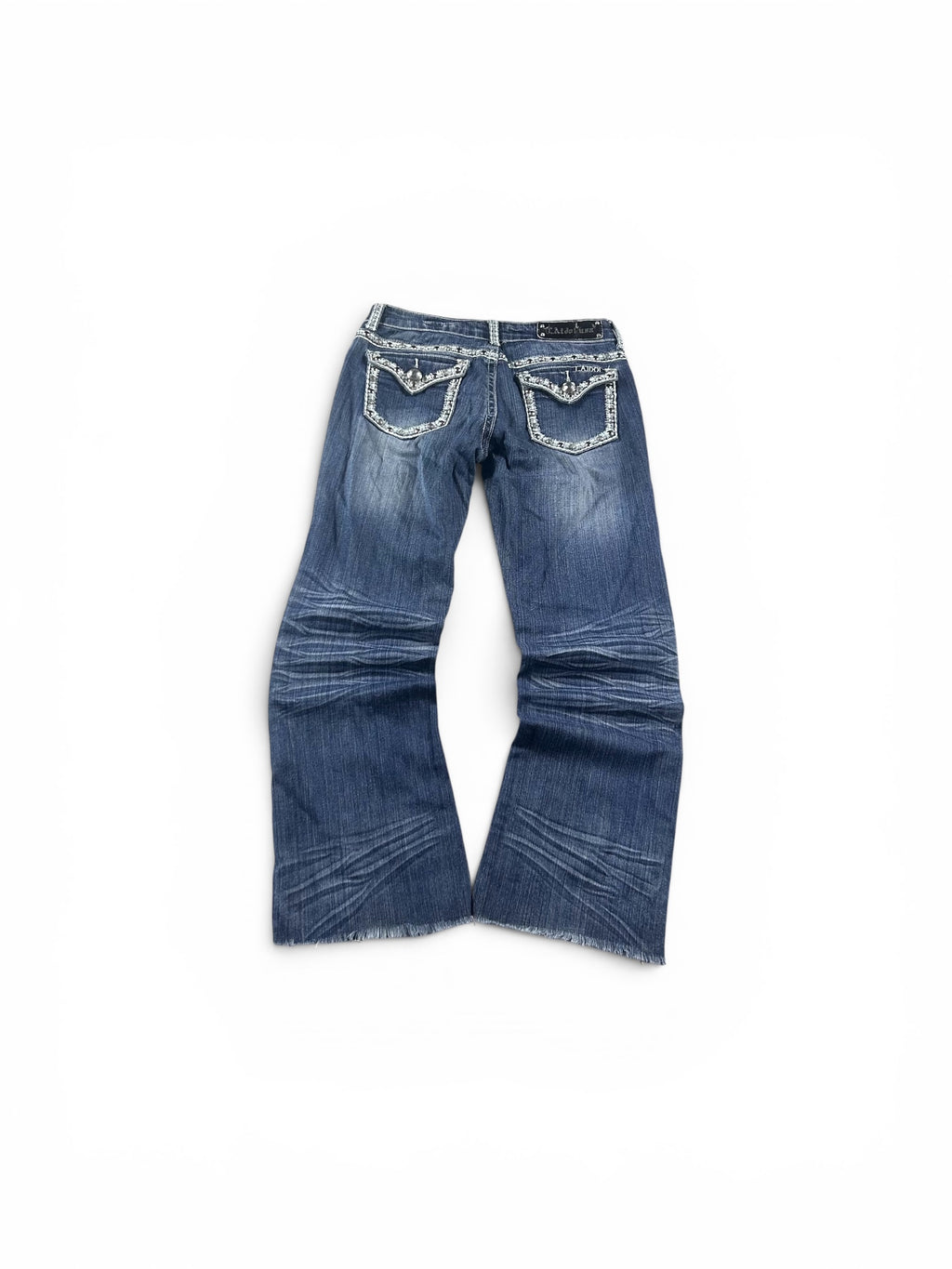 Y2K Bootcut Jeans Darkblue Woman