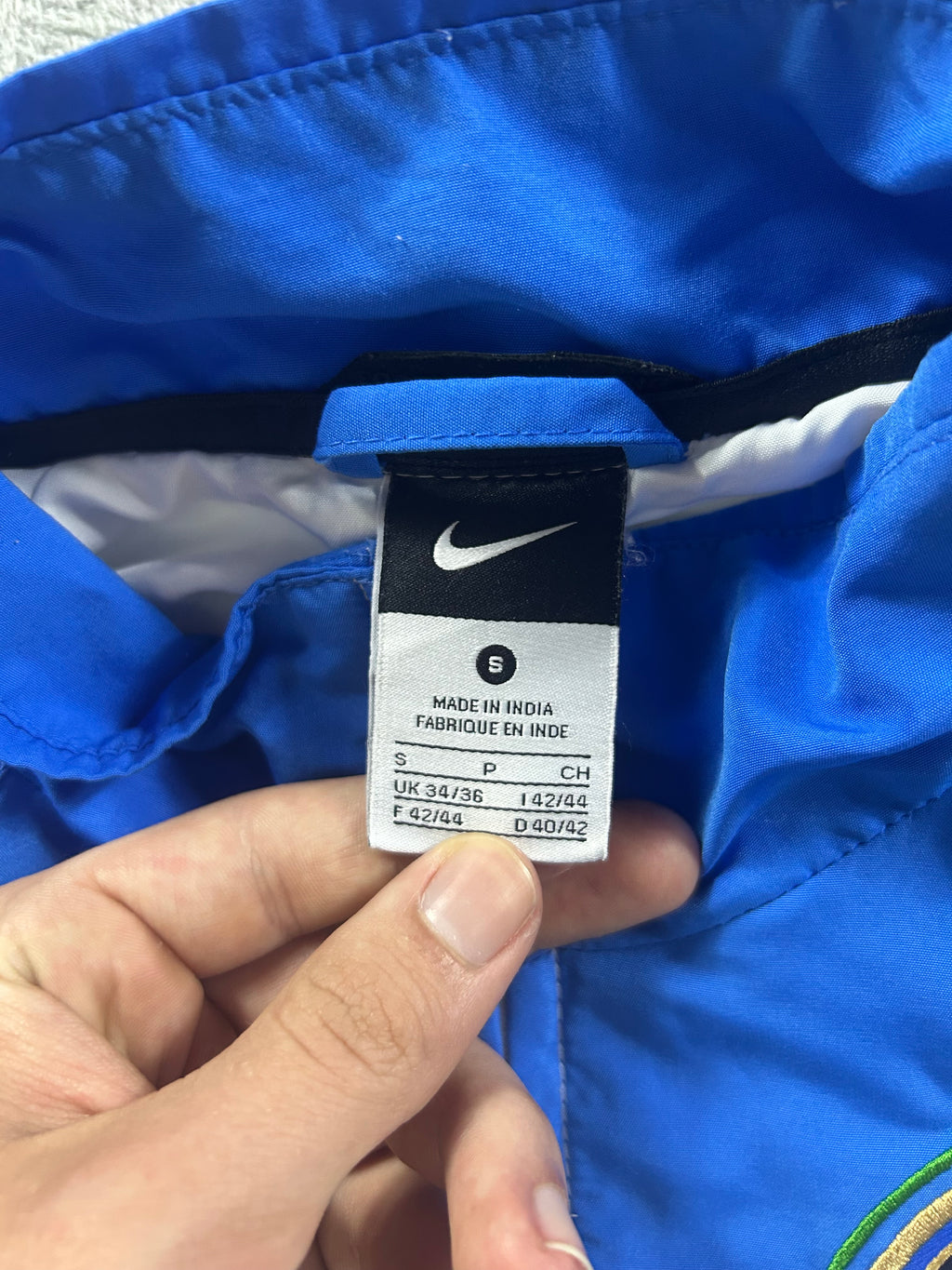 Inter Trackjacket White Blue