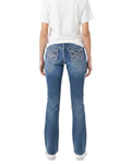 Y2K Bootcut Jeans Washed Blue Woman