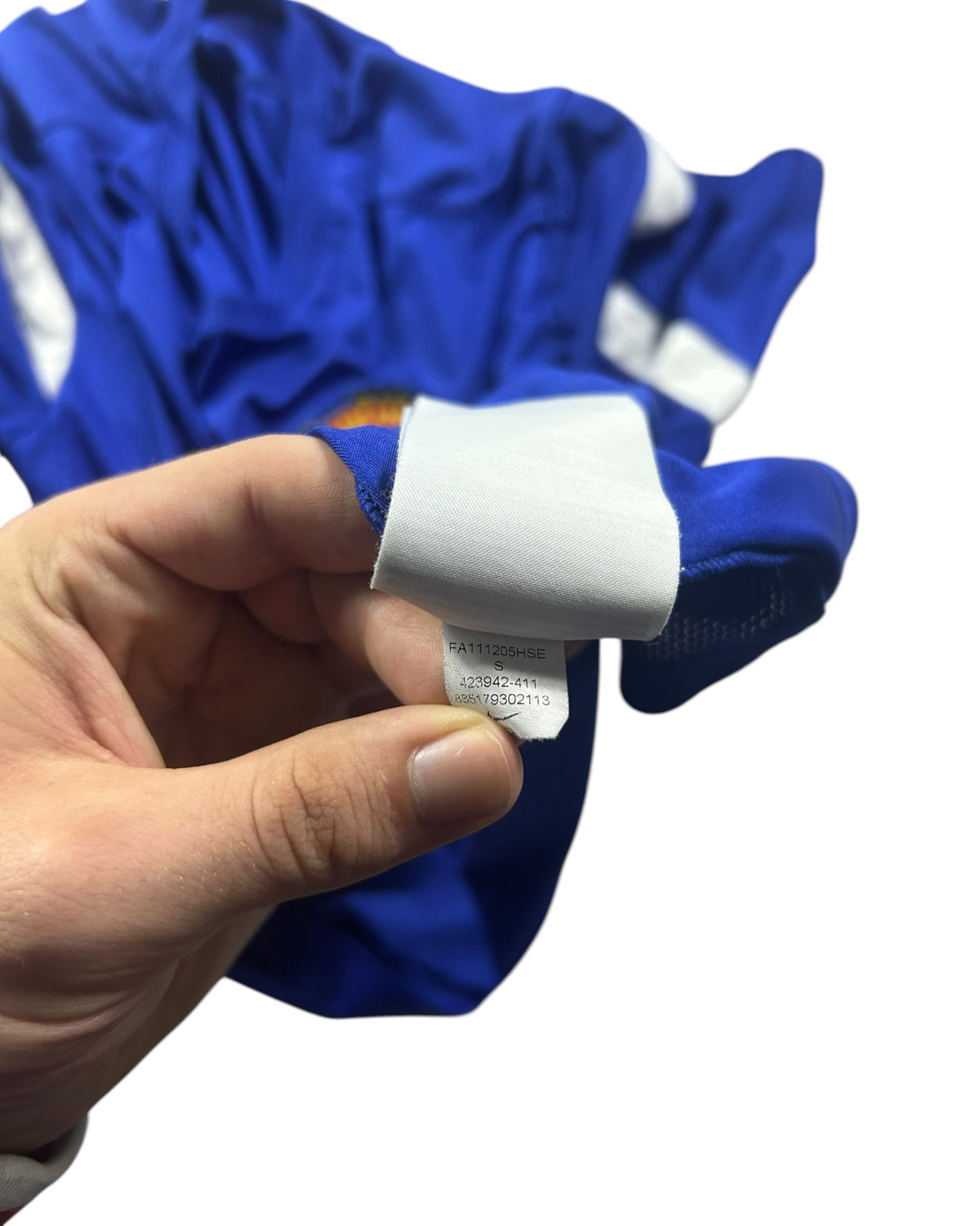Manchester United Shirt Blue White