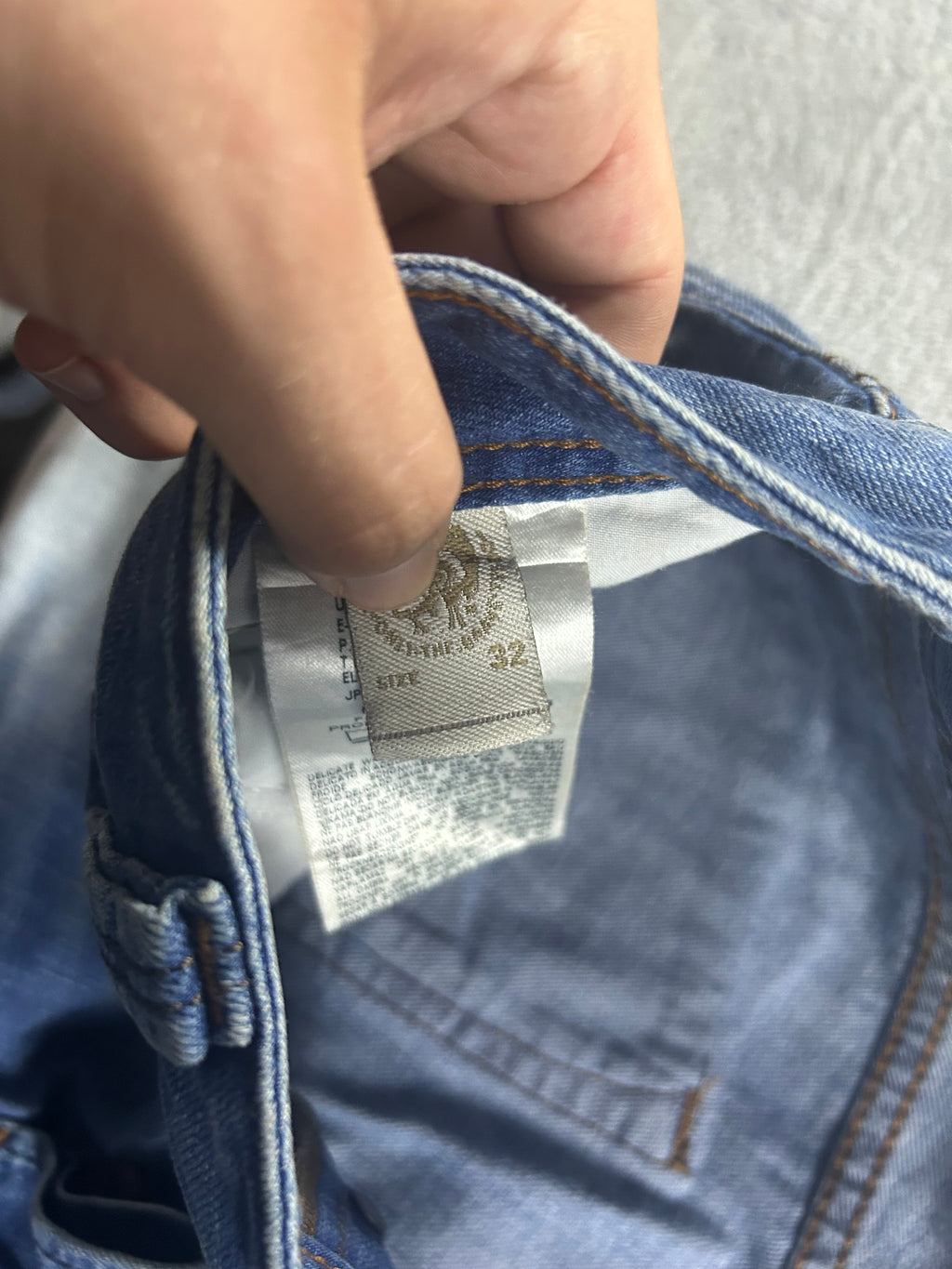 Diesel Jeans Washed Blue Straight-Baggy