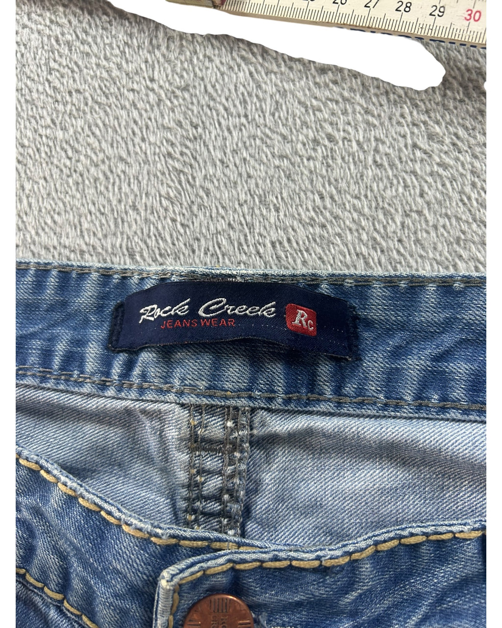 Y2K Washed Blue Jeans Baggy