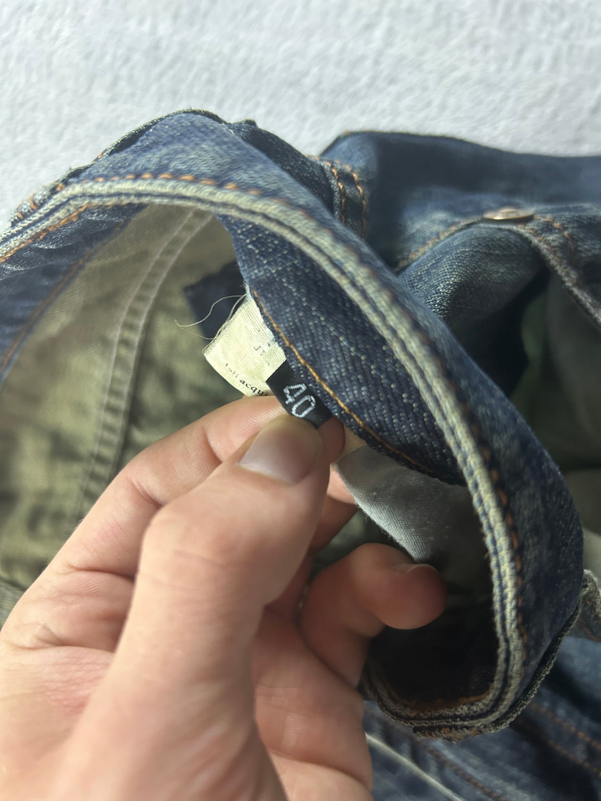 Versace Designer Jeans Washed Blue Baggy