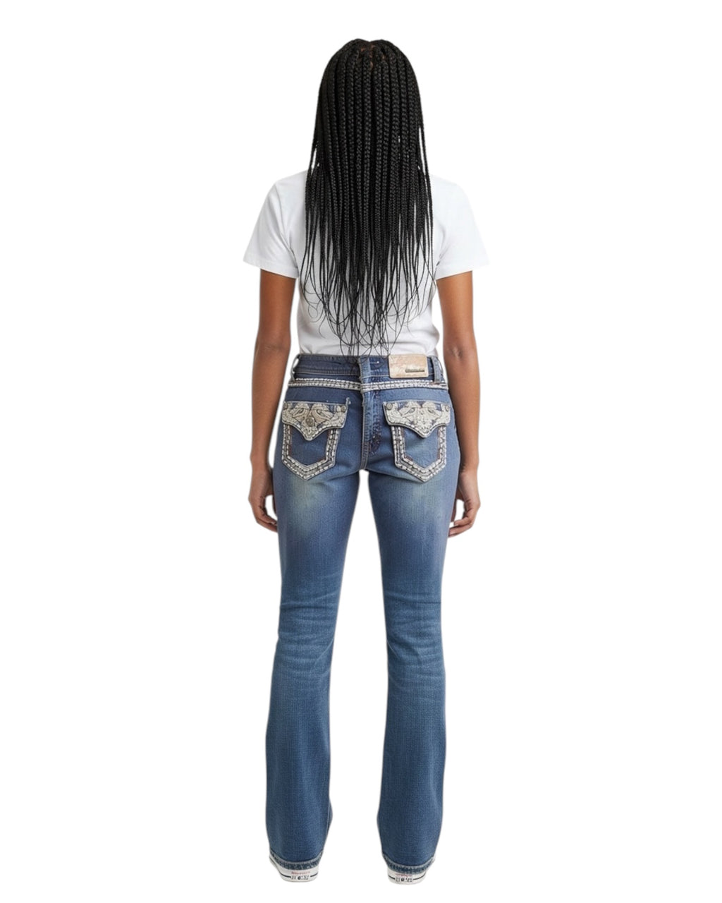 Y2K Bootcut Jeans Darkblue