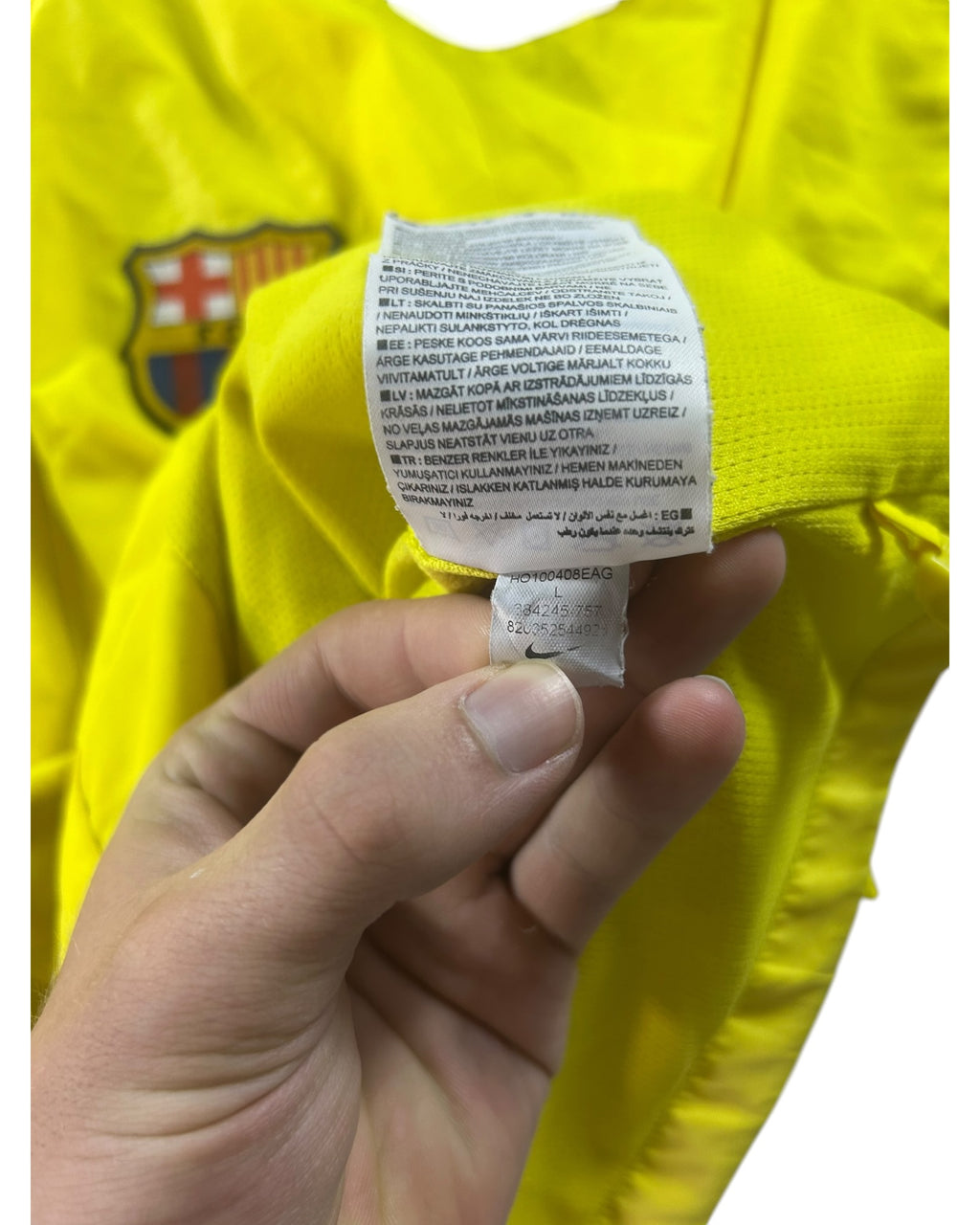 Barcelona Windbreaker Yellow