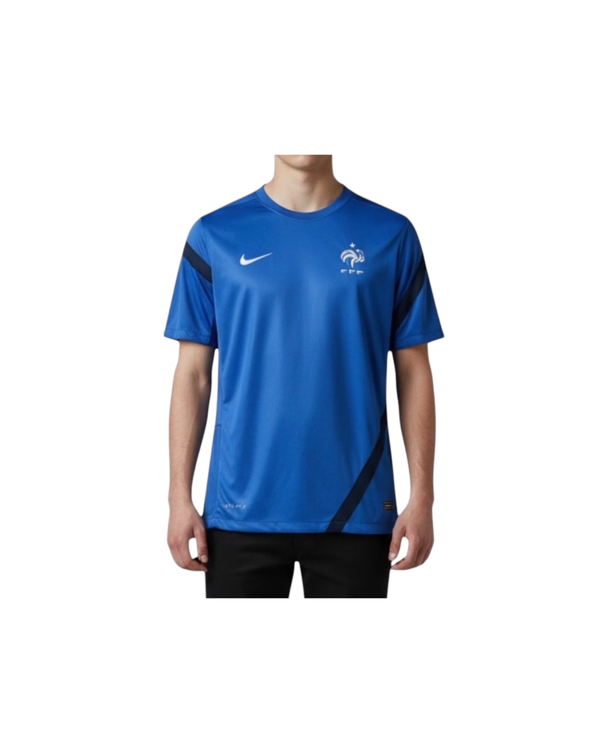 Frankreich Trainingsshirt blue