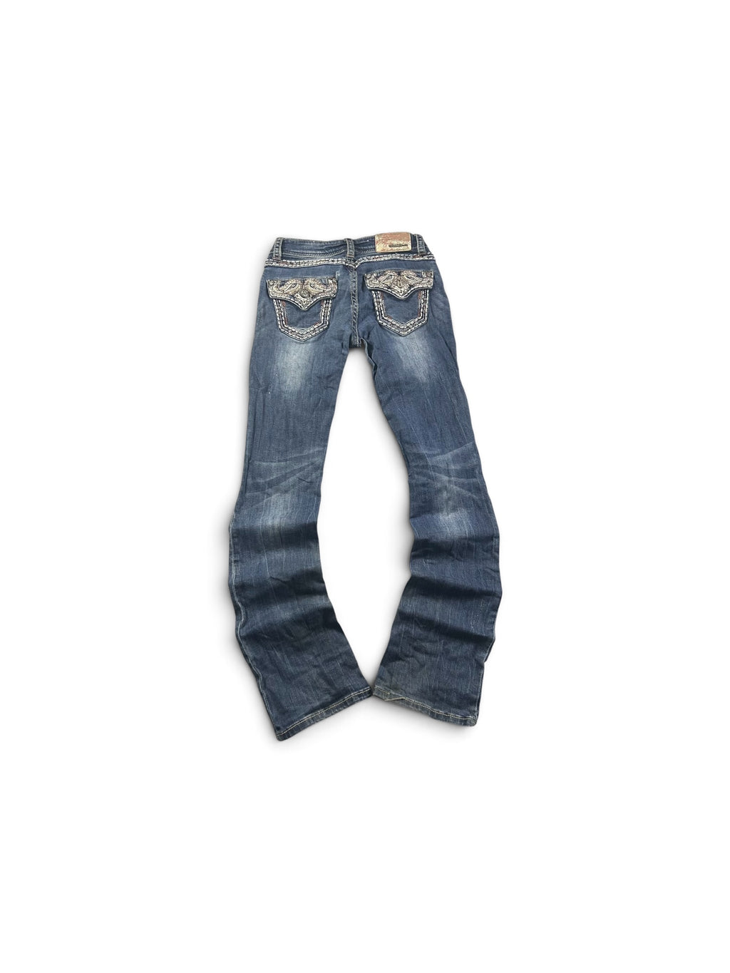 Y2K Bootcut Jeans Darkblue