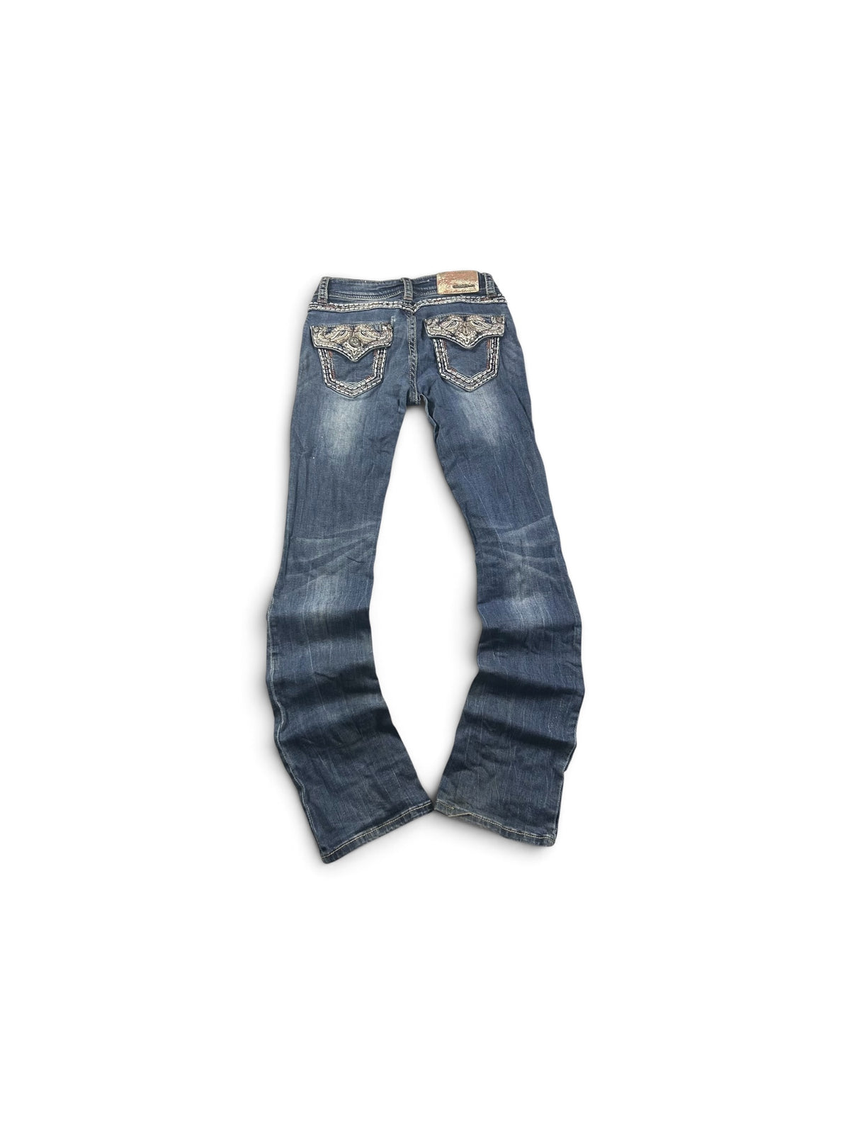 Y2K Bootcut Jeans Darkblue