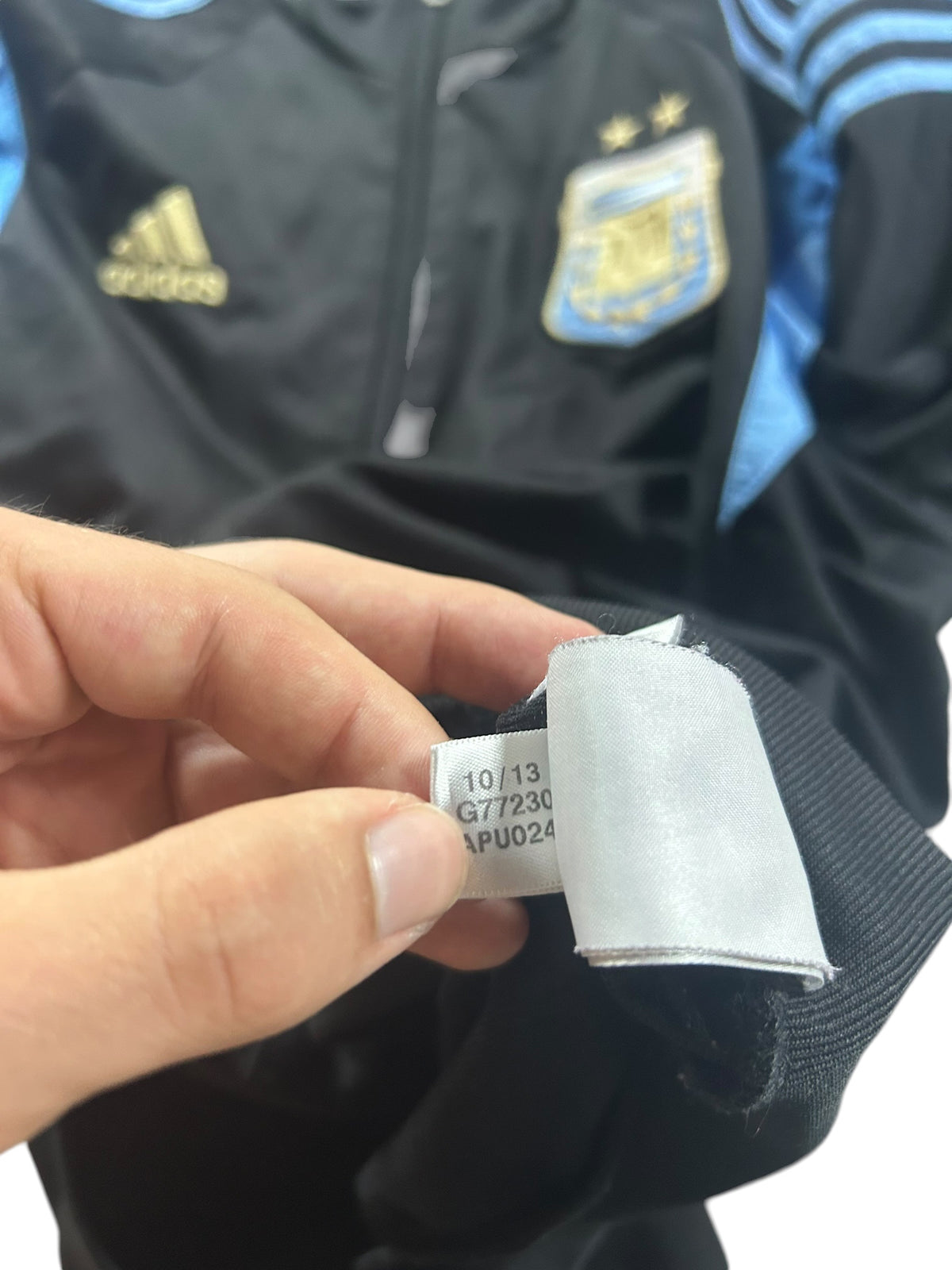 Argentinien Trackjacket Black 2013