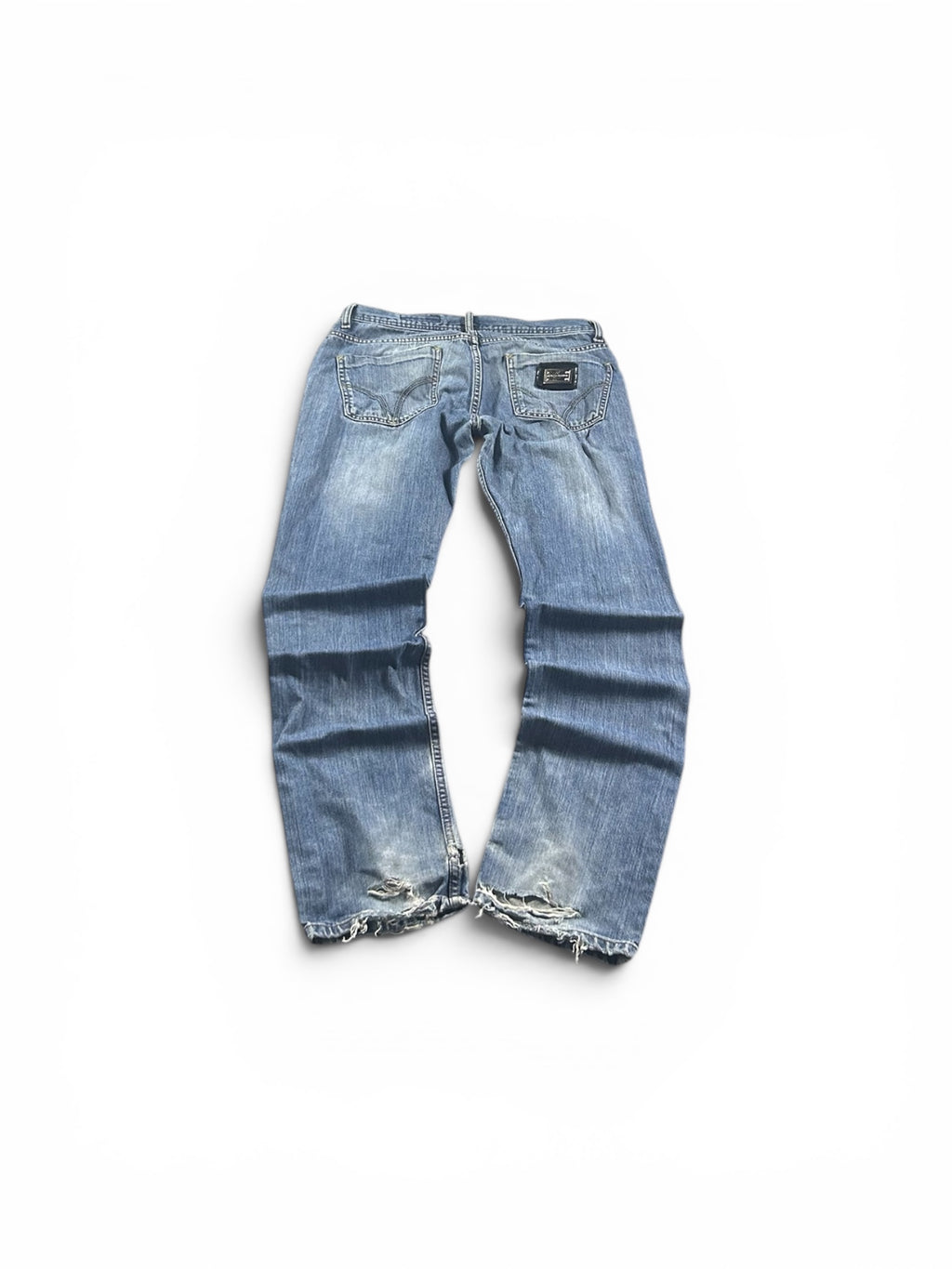 D&G Straight Leg Jeans Washed Blue