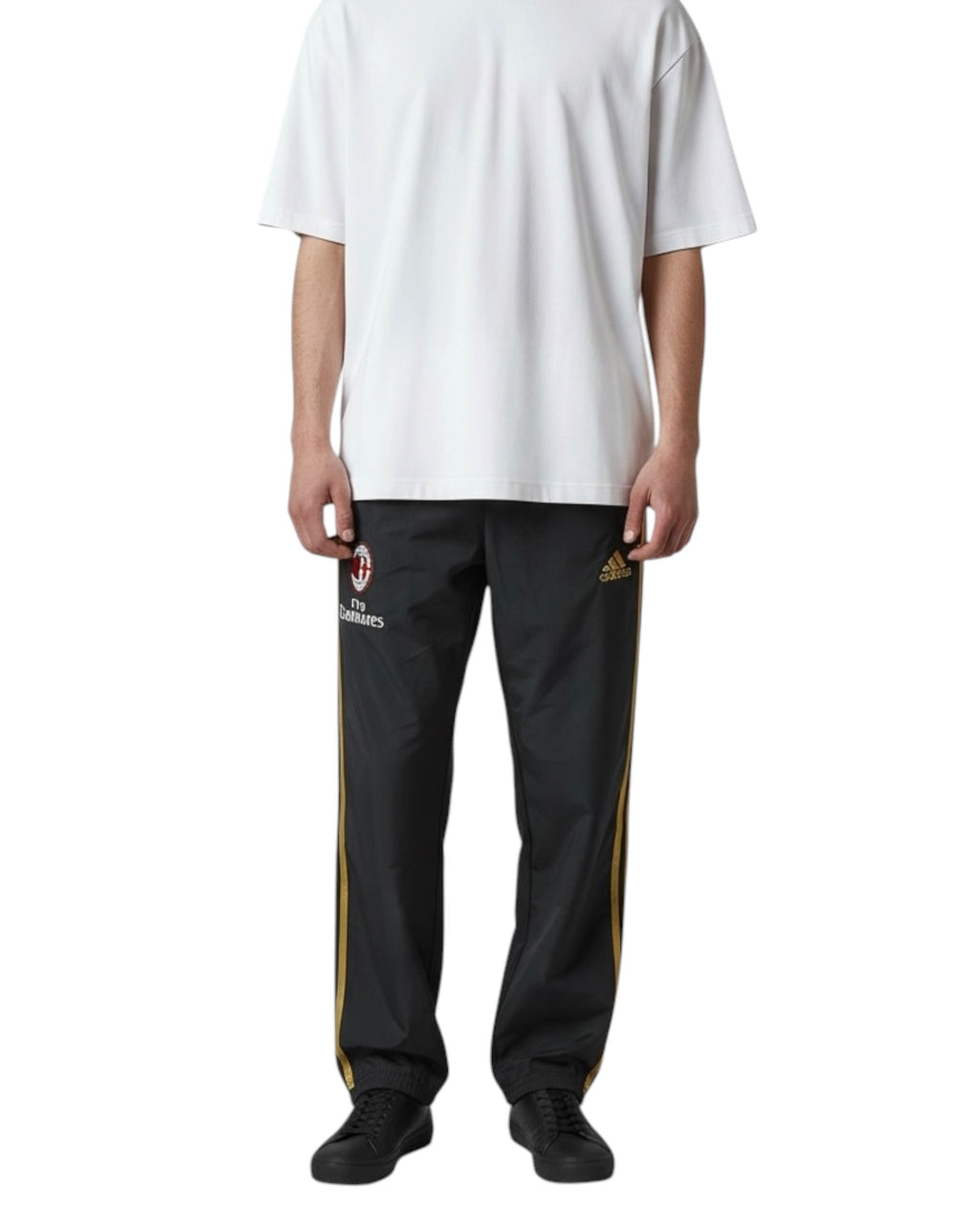 AC Mailand Trackpants Black Gold 2013