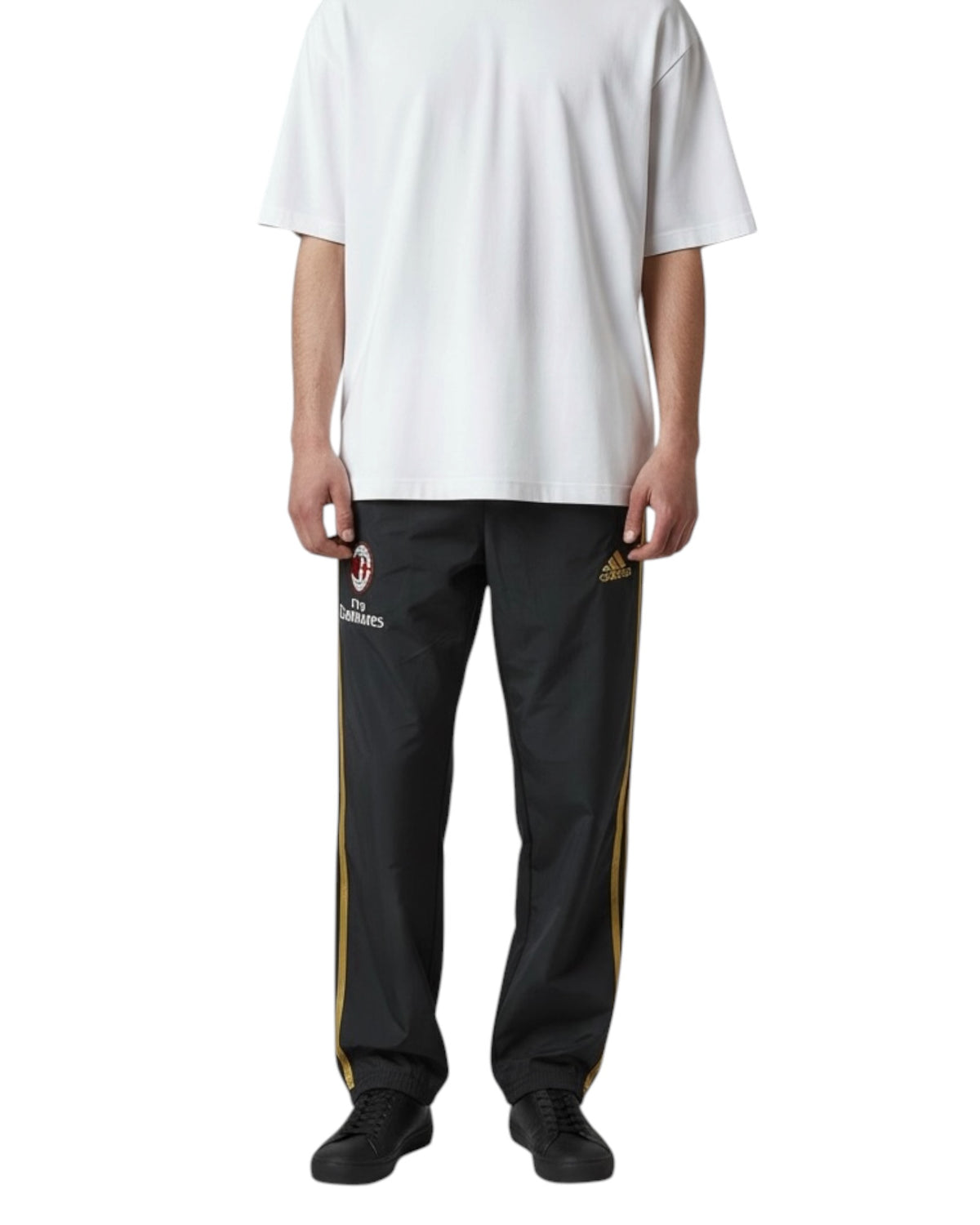 AC Mailand Trackpants Black Gold 2013