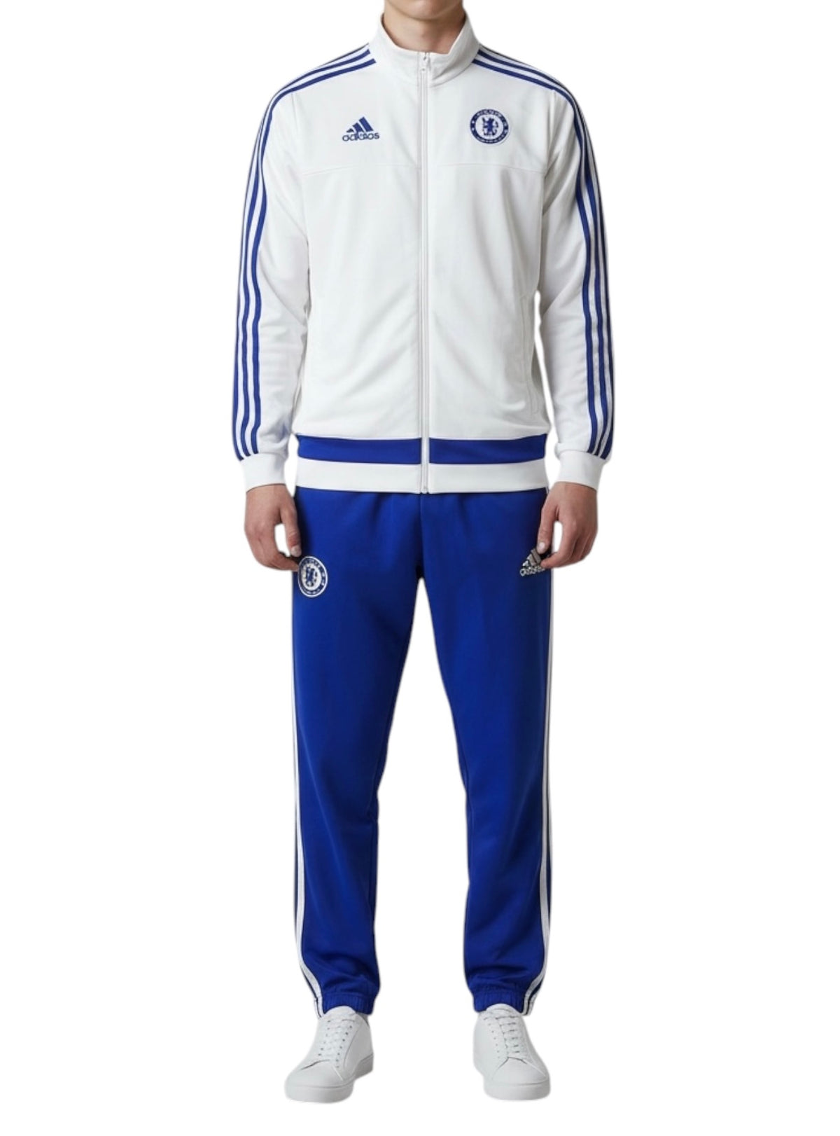 Chelsea Tracksuit Blue White 2015