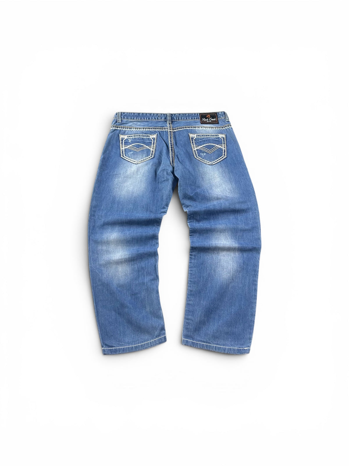 Y2K Washed Blue Jeans Baggy