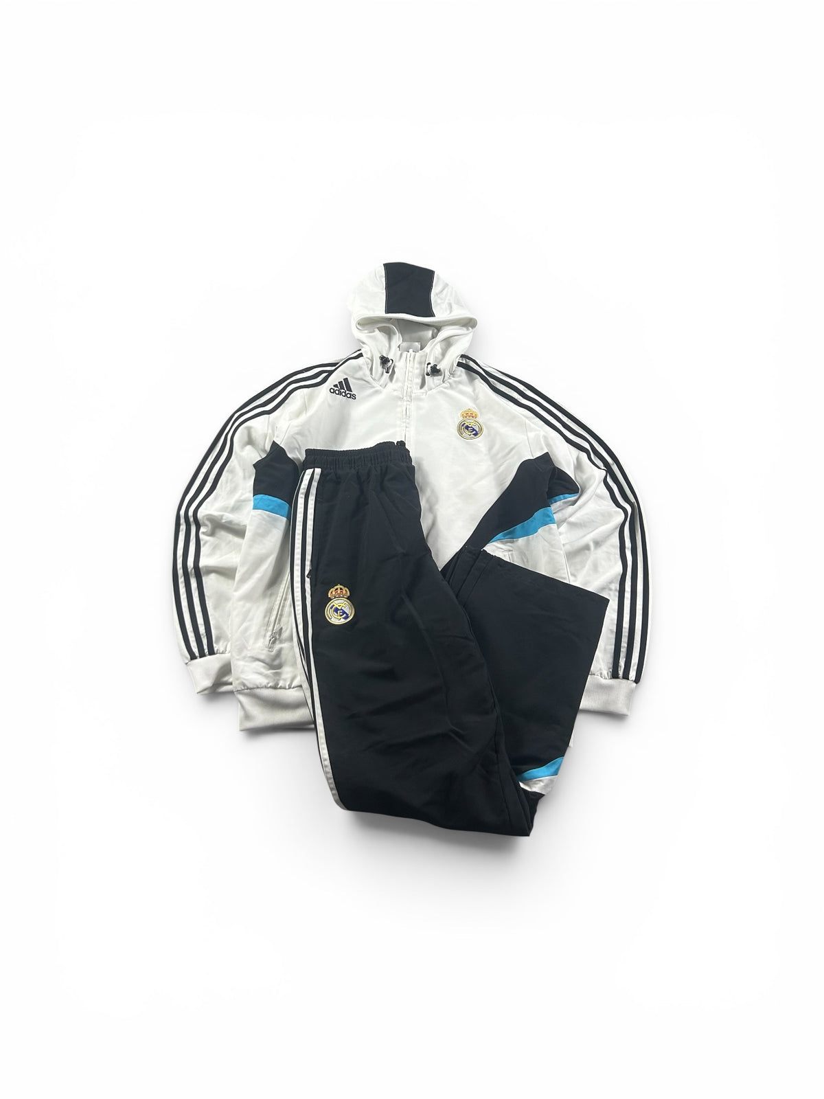 Rare Real Madrid Tracksuit Sample White Black