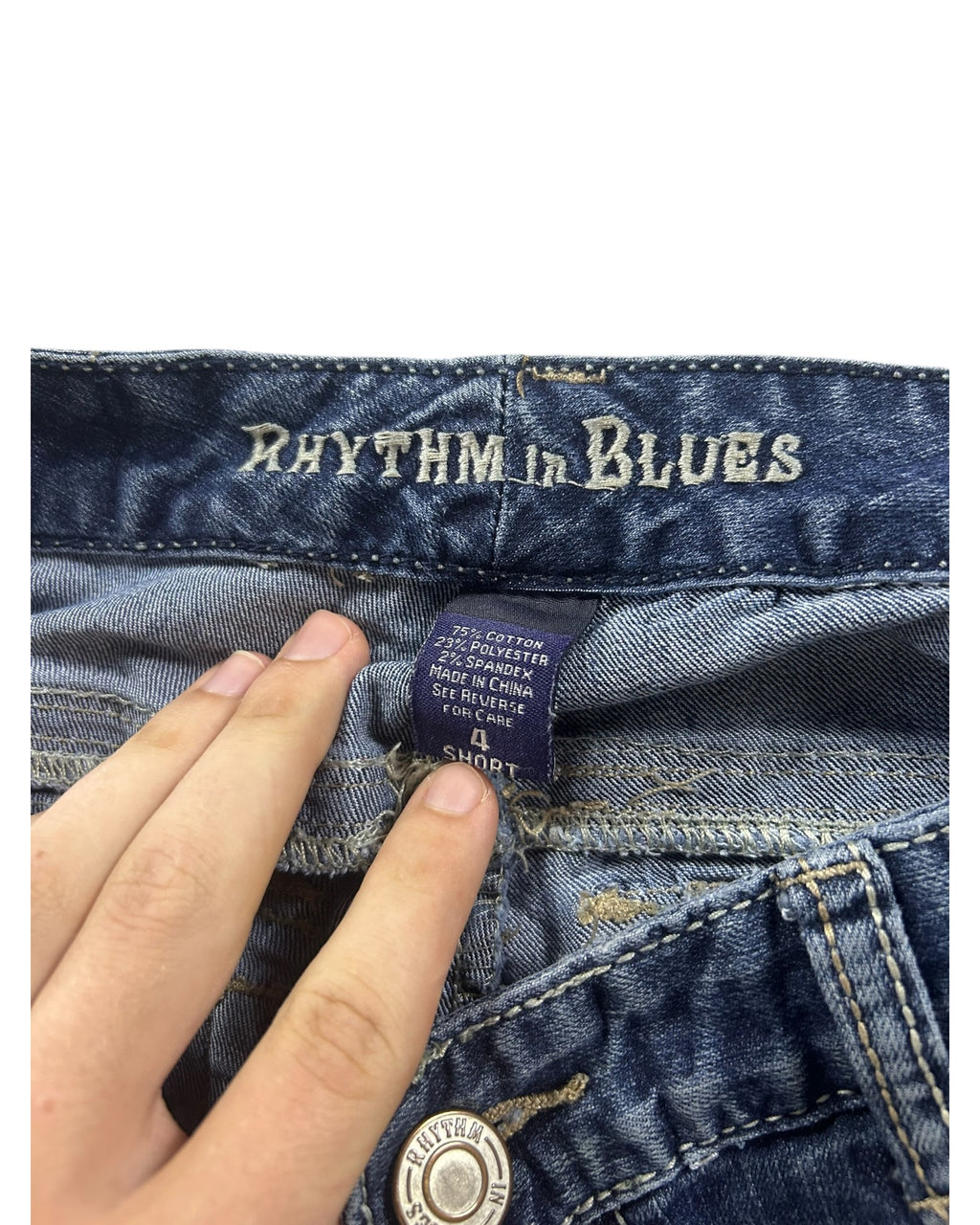 Y2K Bootcut Jeans Darkblue