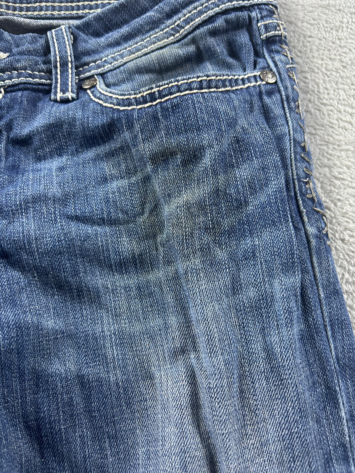 Y2K Bootcut Jeans Darkblue Woman