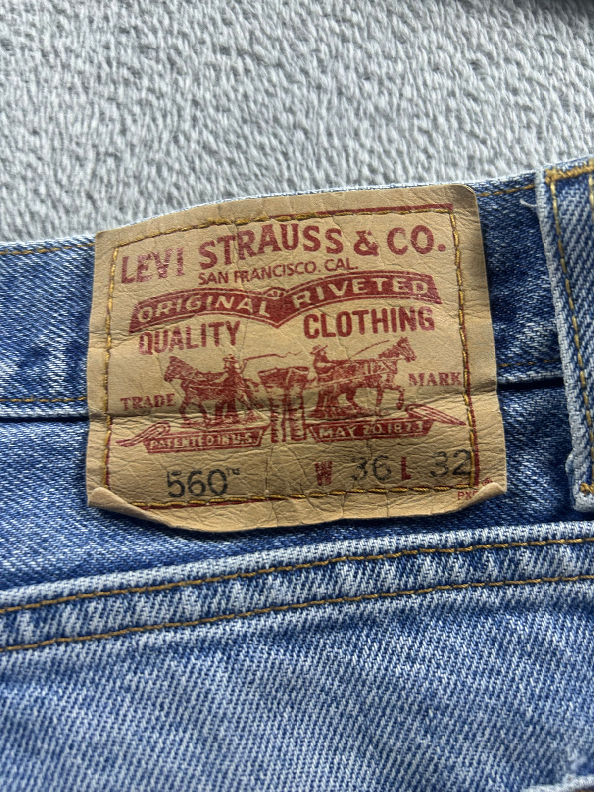 Levi’s Baggy Jeans Washed Blue