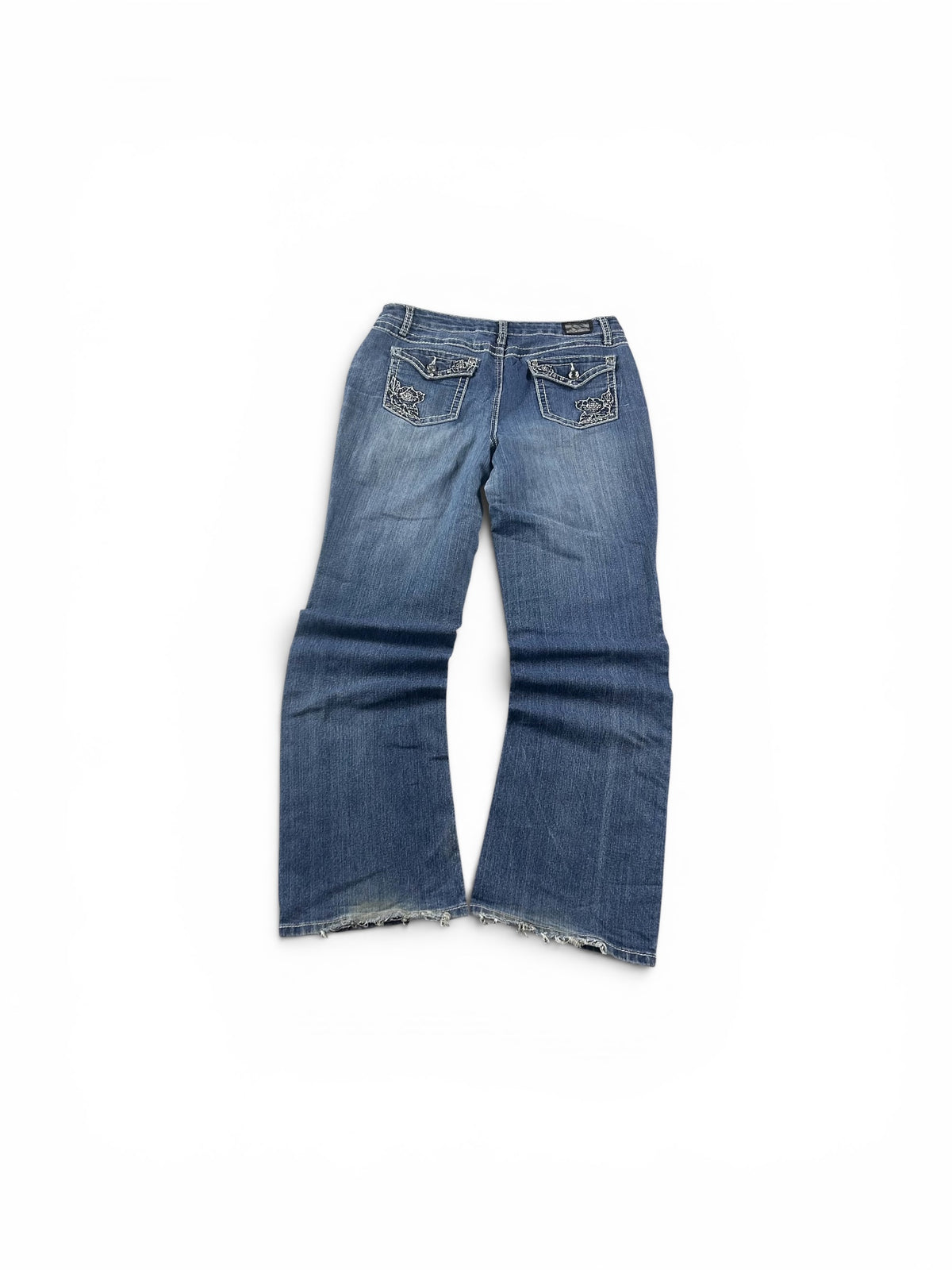 Y2K Bootcut Jeans Darkblue Woman