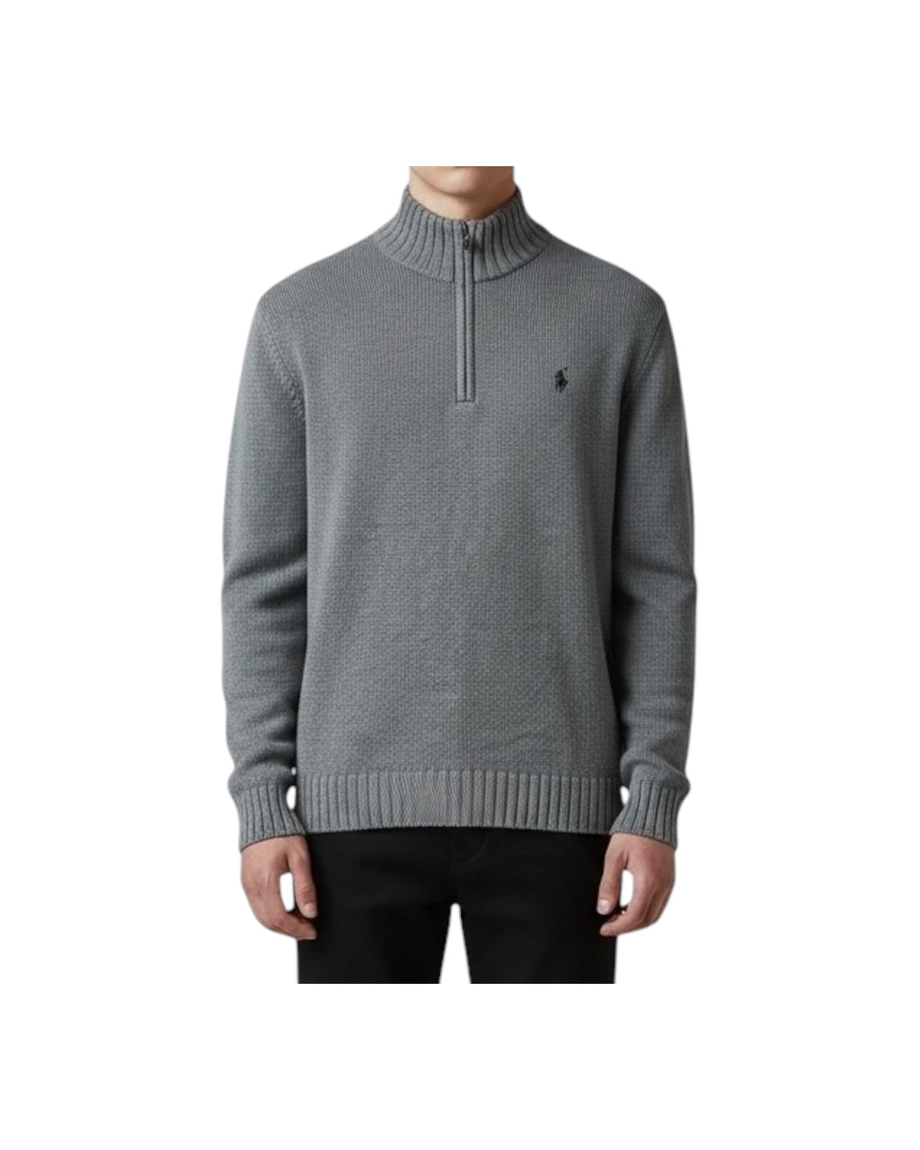 Ralph Lauren Zip Pullover Grey