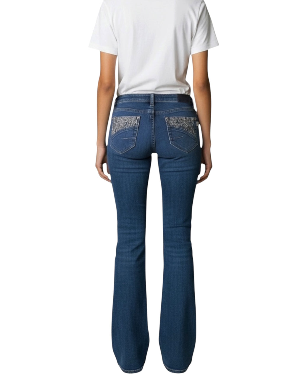 Y2K Bootcut Jeans Darkblue